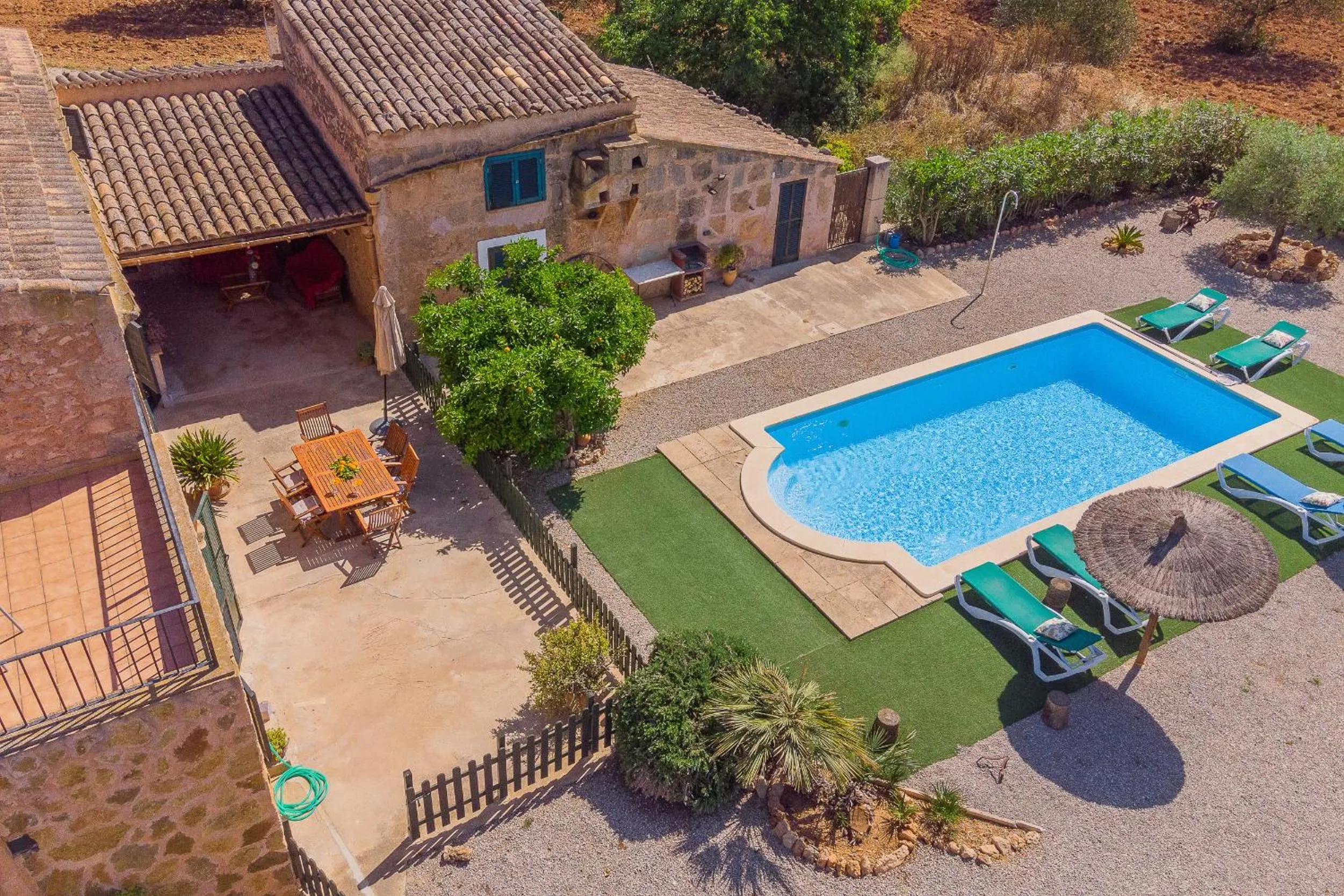 Bird's eye view in Finca Son Rengo