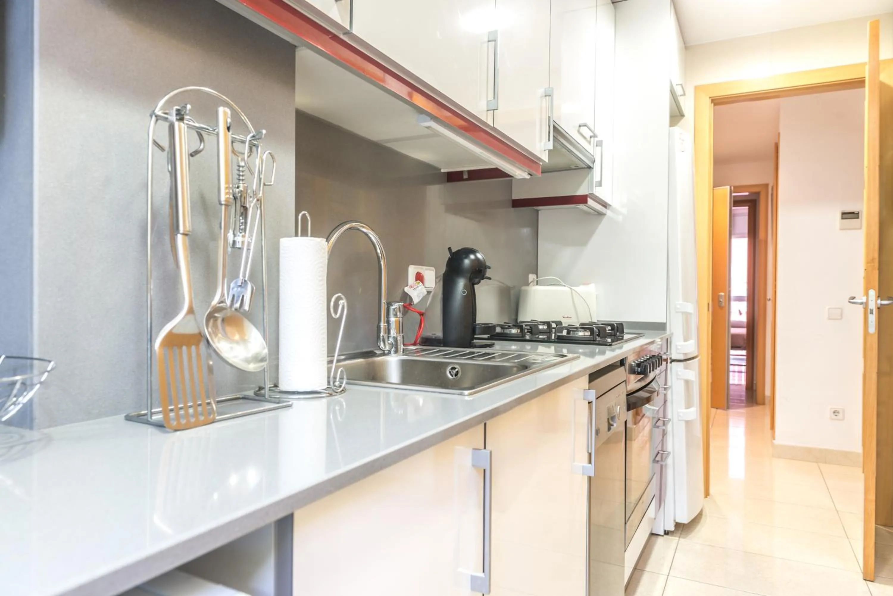 Kitchen or kitchenette in Apartamentos Navas 2