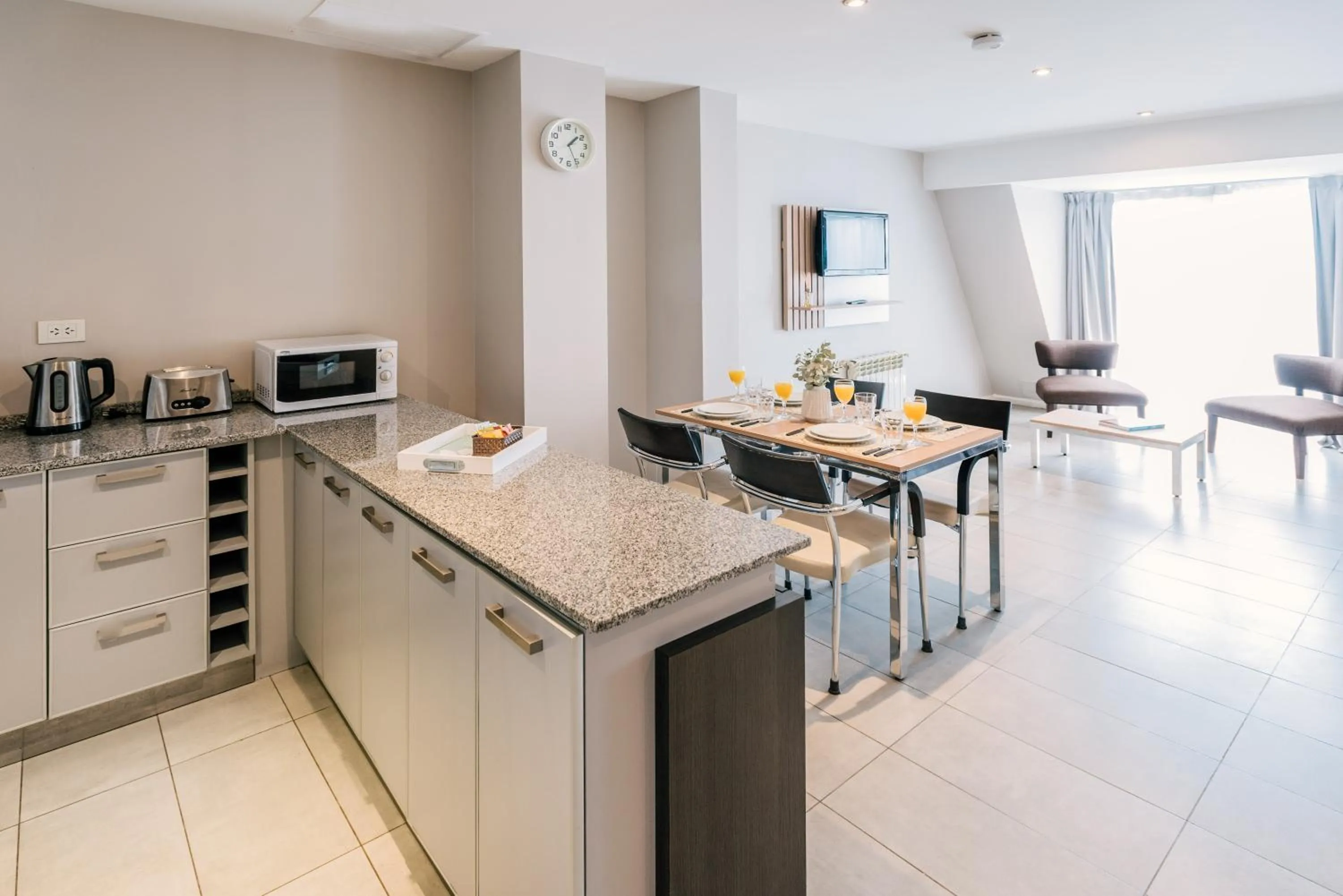 Dining area in La Vela