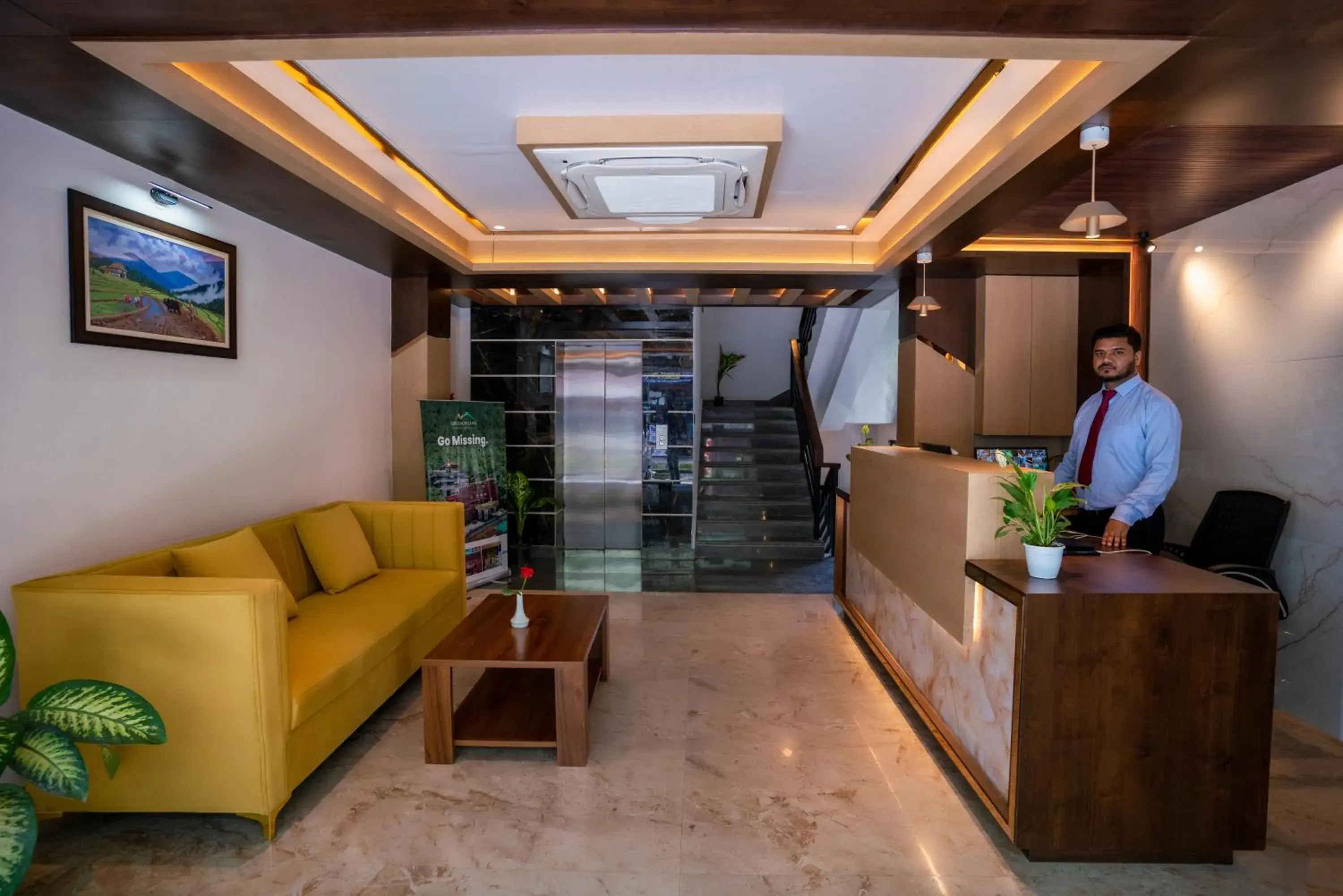 Lobby or reception in Evara Hills, Gangtok Lobby or reception in Evara Hills, Gangtok