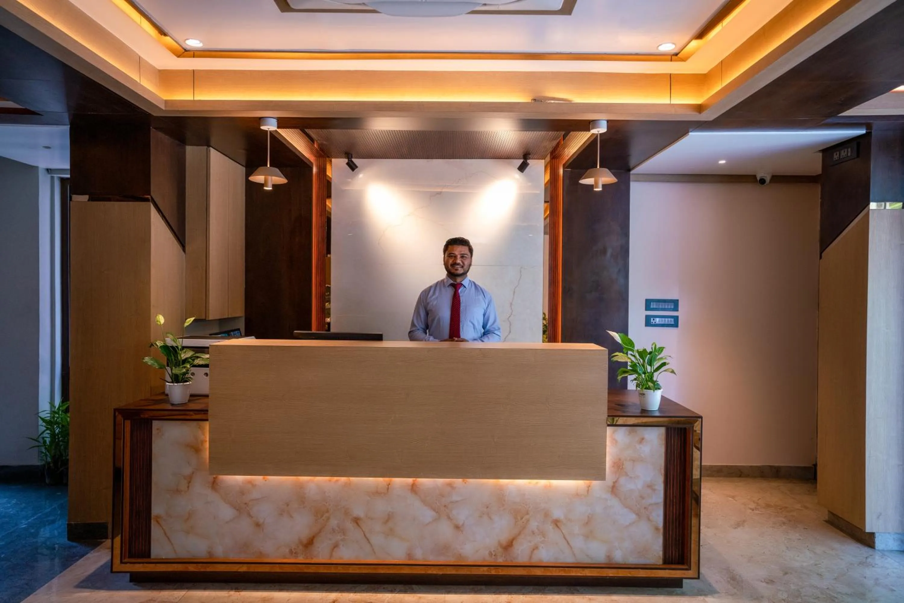 Lobby or reception in Evara Hills, Gangtok