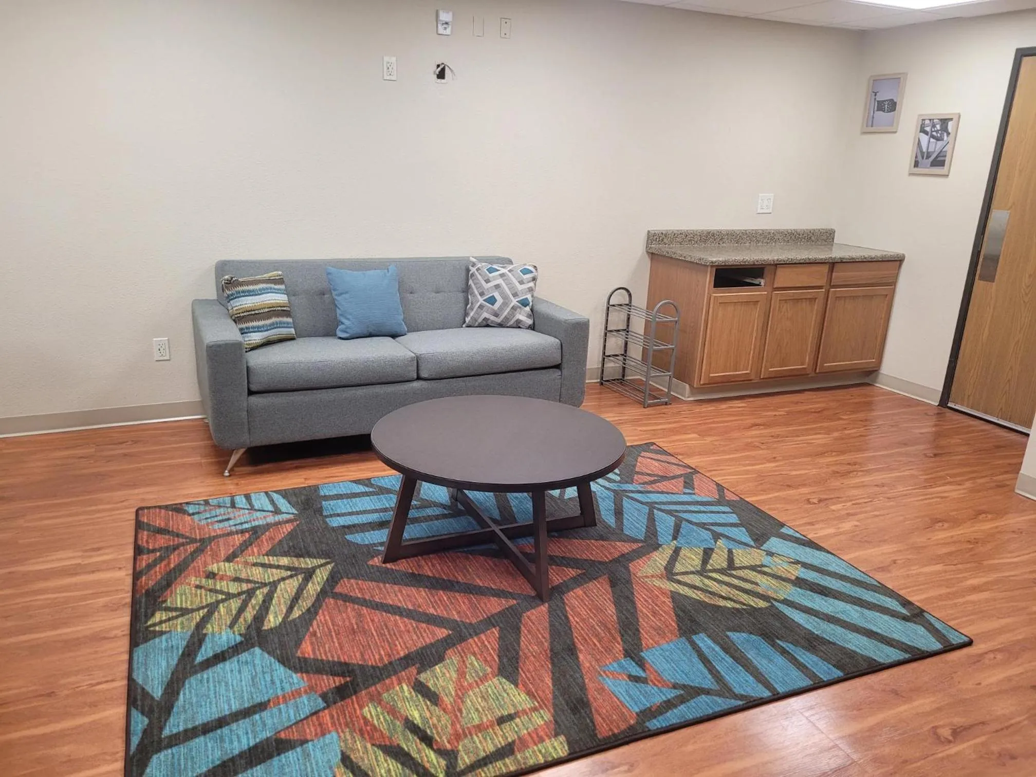 Lobby or reception in WoodSpring Suites Louisville Clarksville