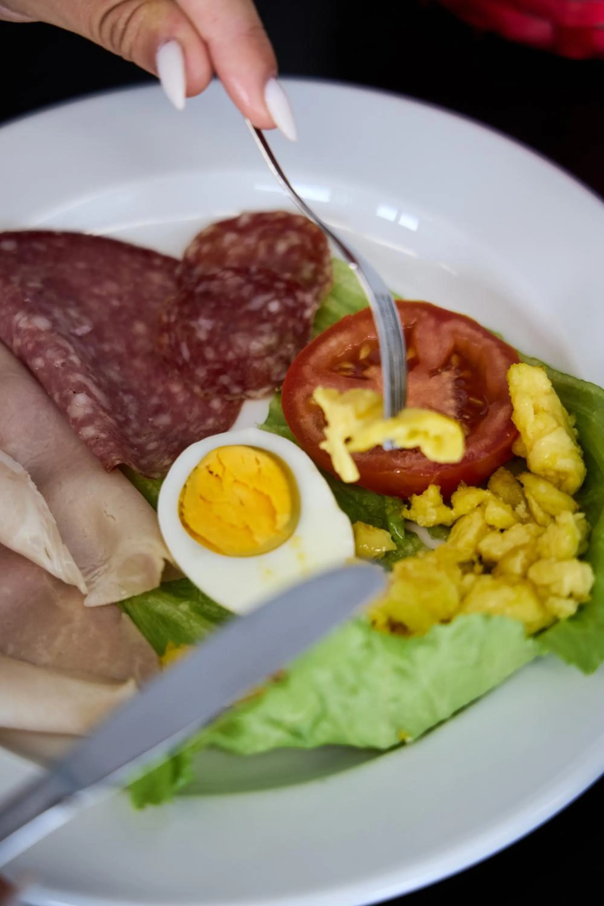 Food in Hotel Club La Villa