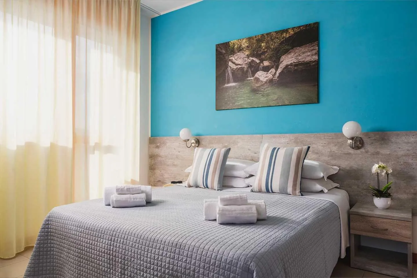 Bed in Hotel Club La Villa