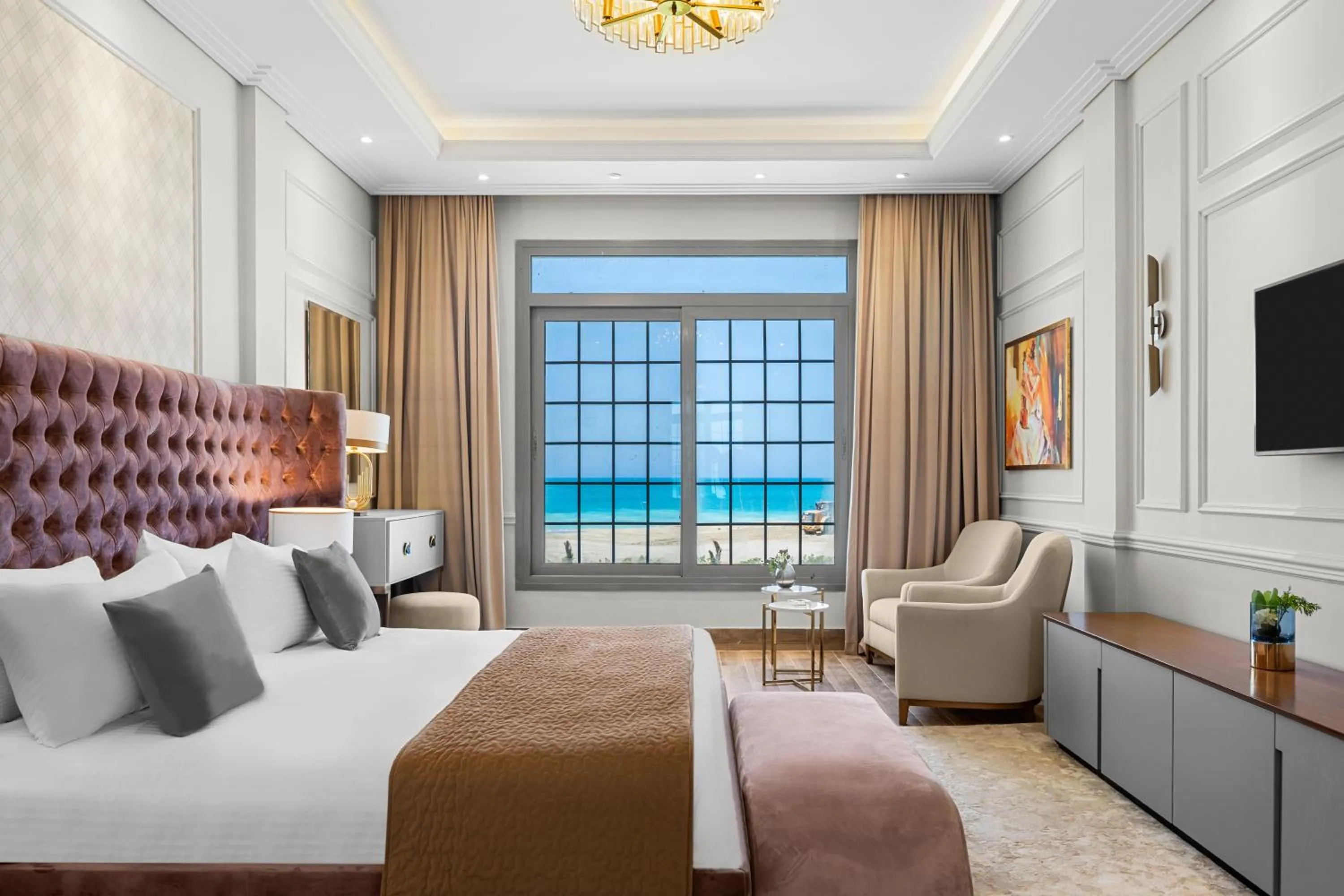 Sea view, Bed in Crystal Lotus Luxury Palace - By Pickalbatros