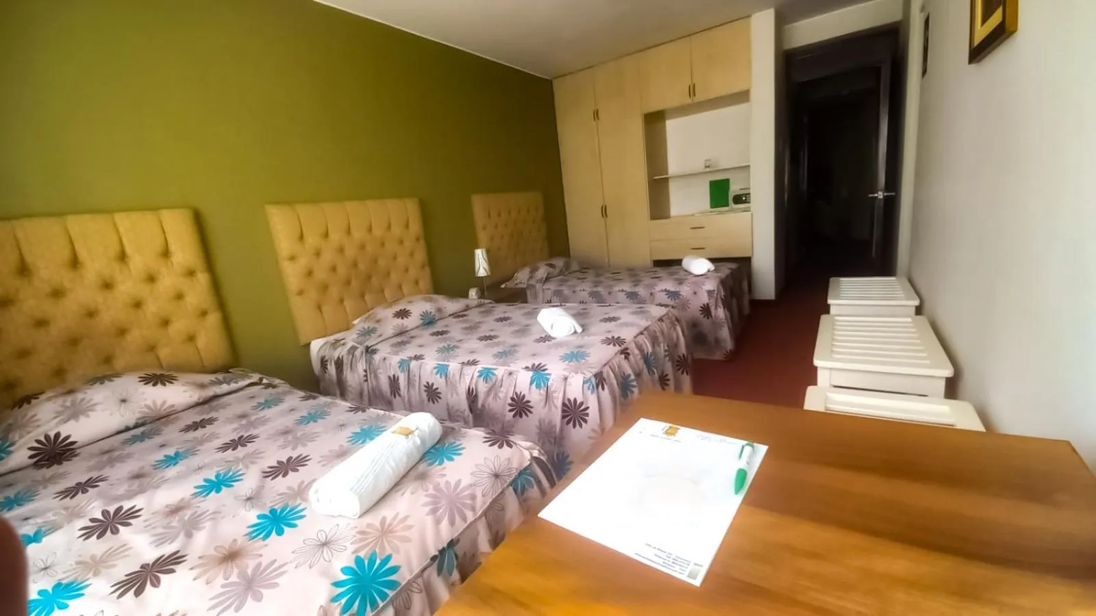 Bed in Hotel San Felipe Suites