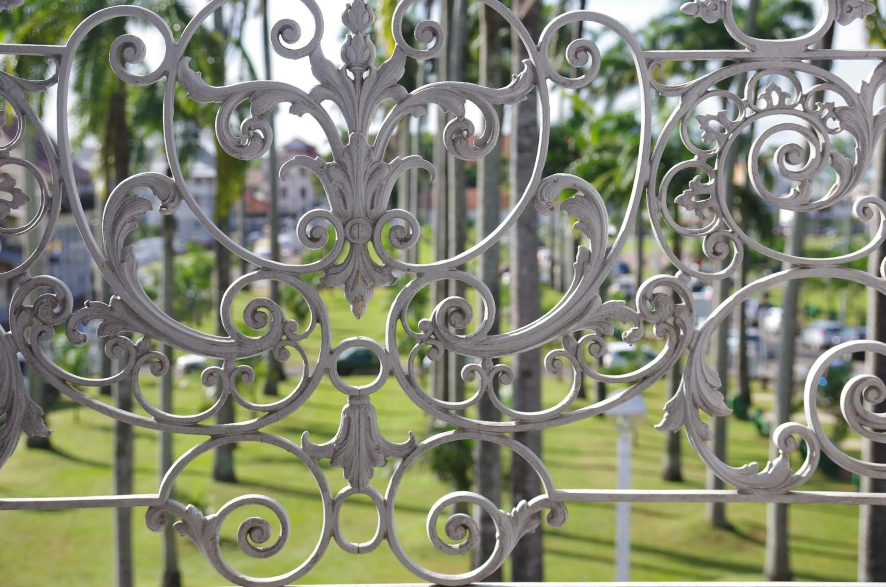 Decorative detail in Hôtel des Palmistes