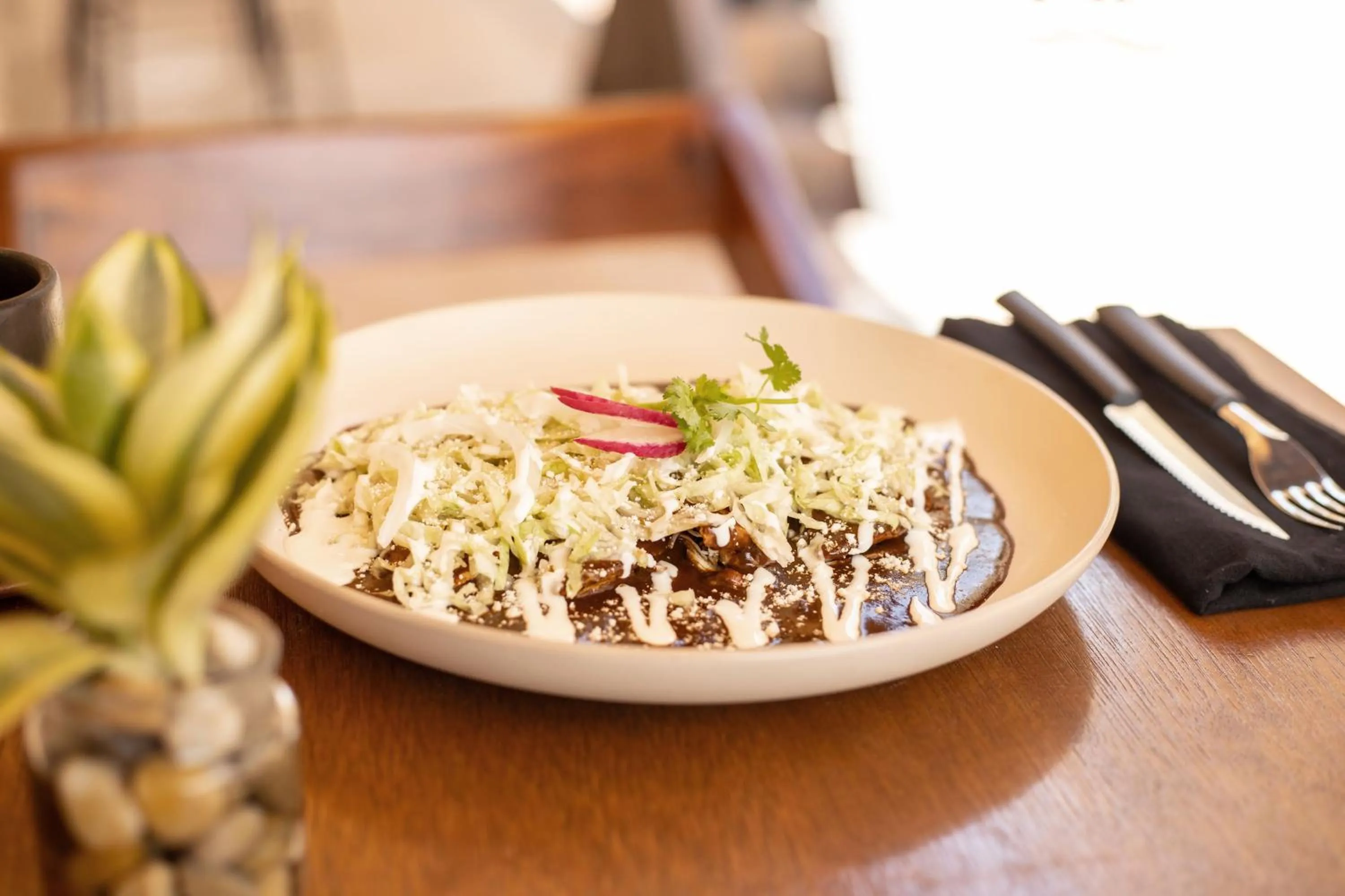 Restaurant/places to eat in Hotel Tunich Naj & Hostal