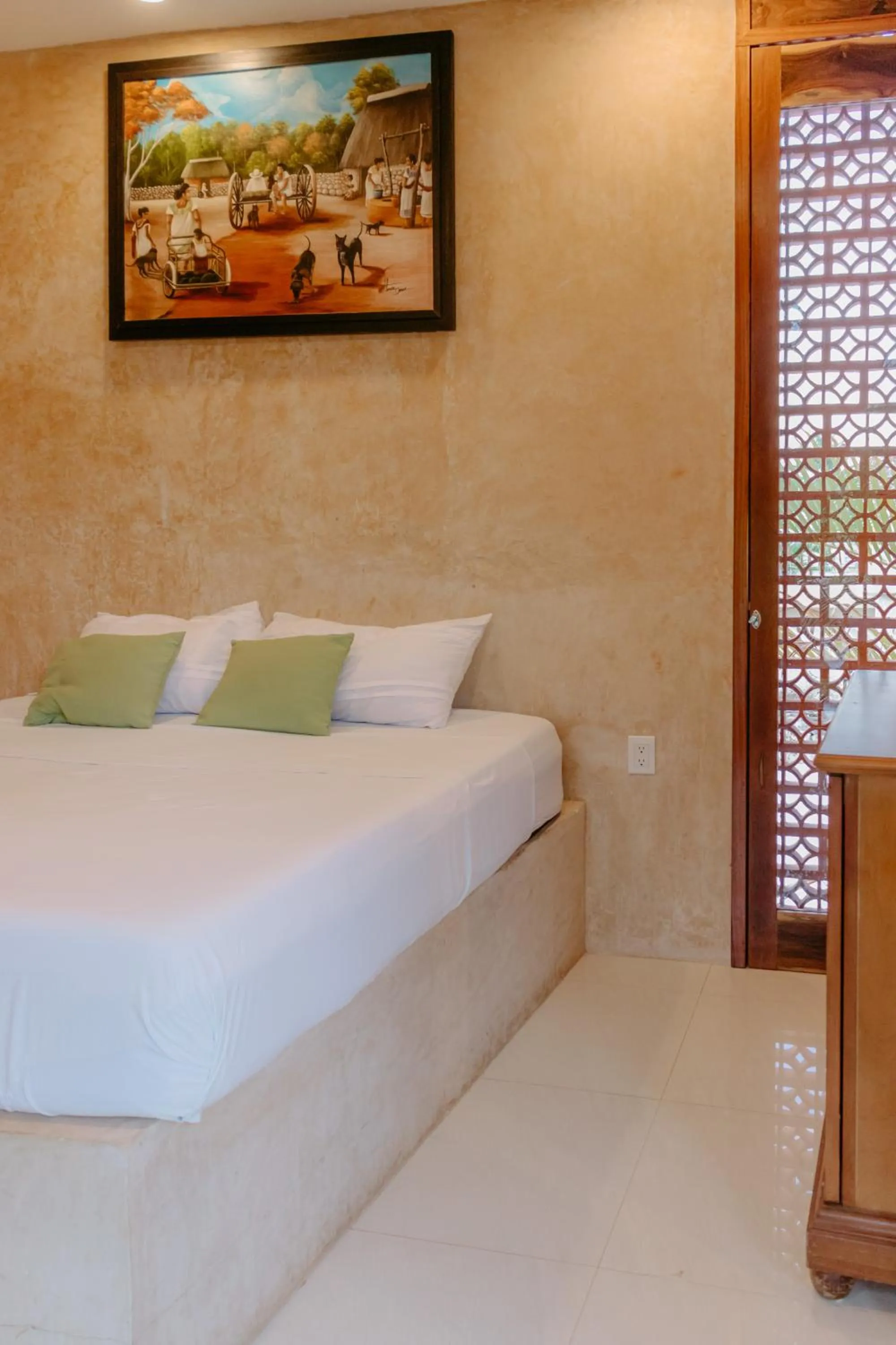 Bed in Hotel Tunich Naj & Hostal