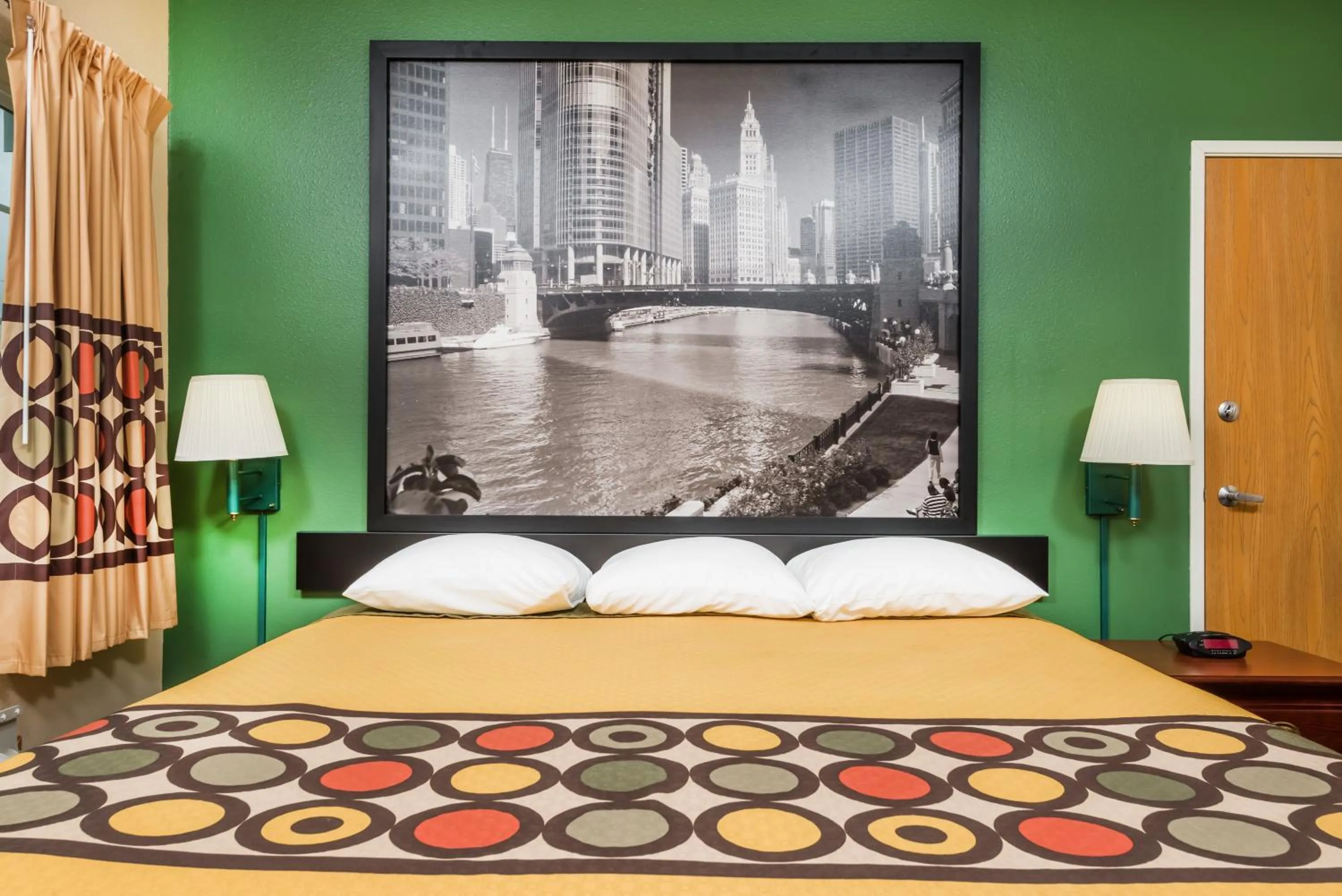 Bed in Super 8 by Wyndham Mt. Carmel IL