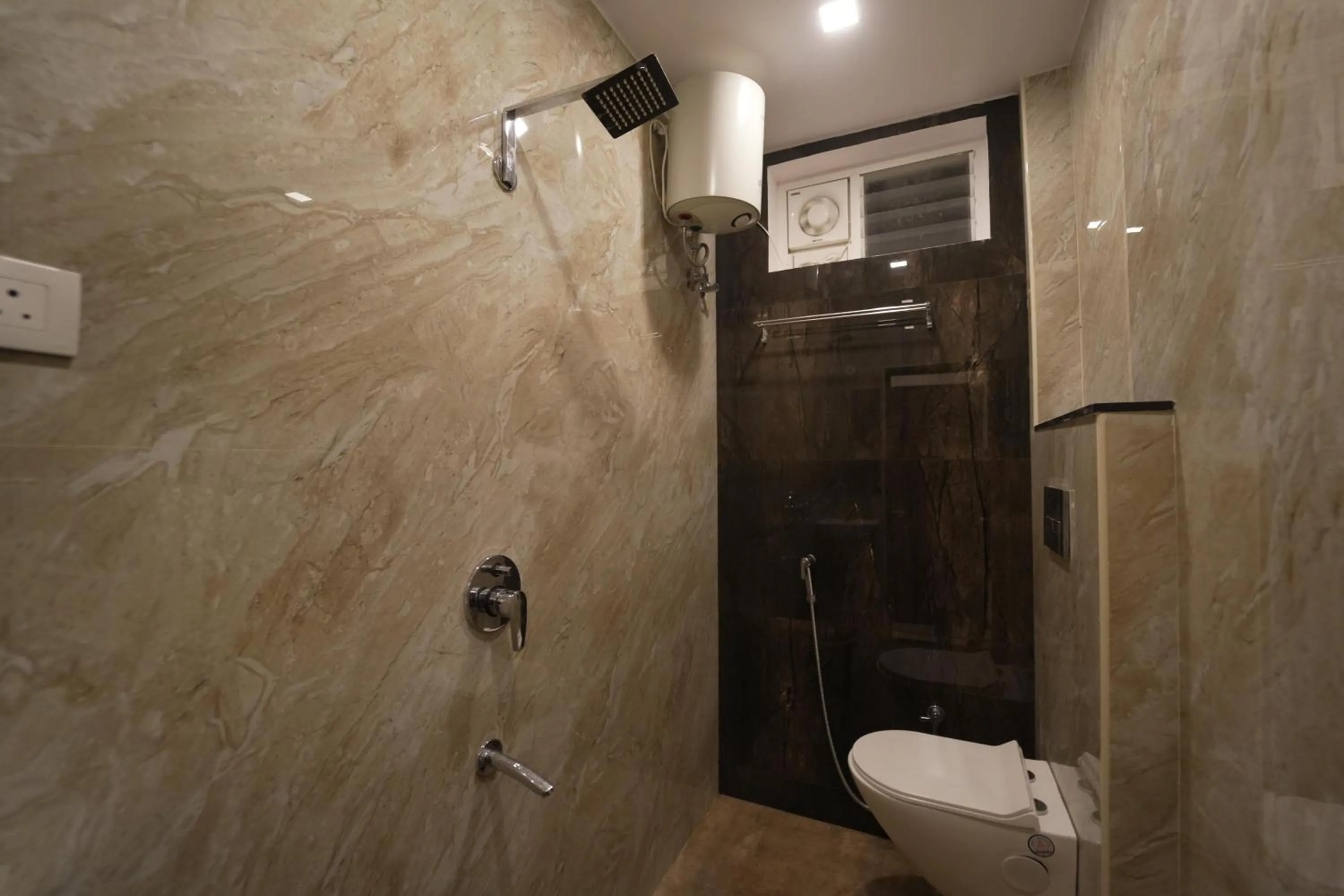 Shower in Arudra Residency