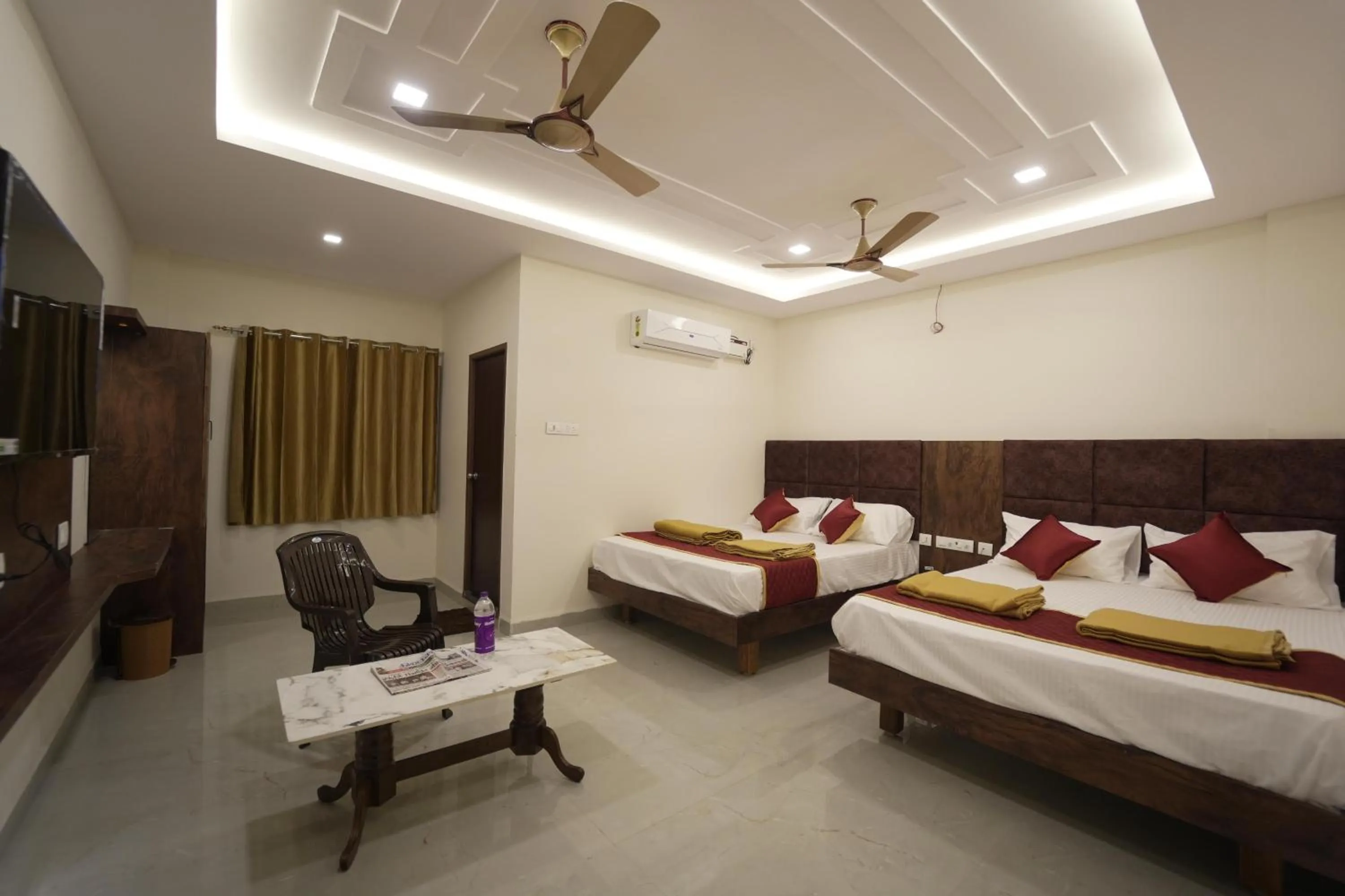 Bed in Arudra Residency