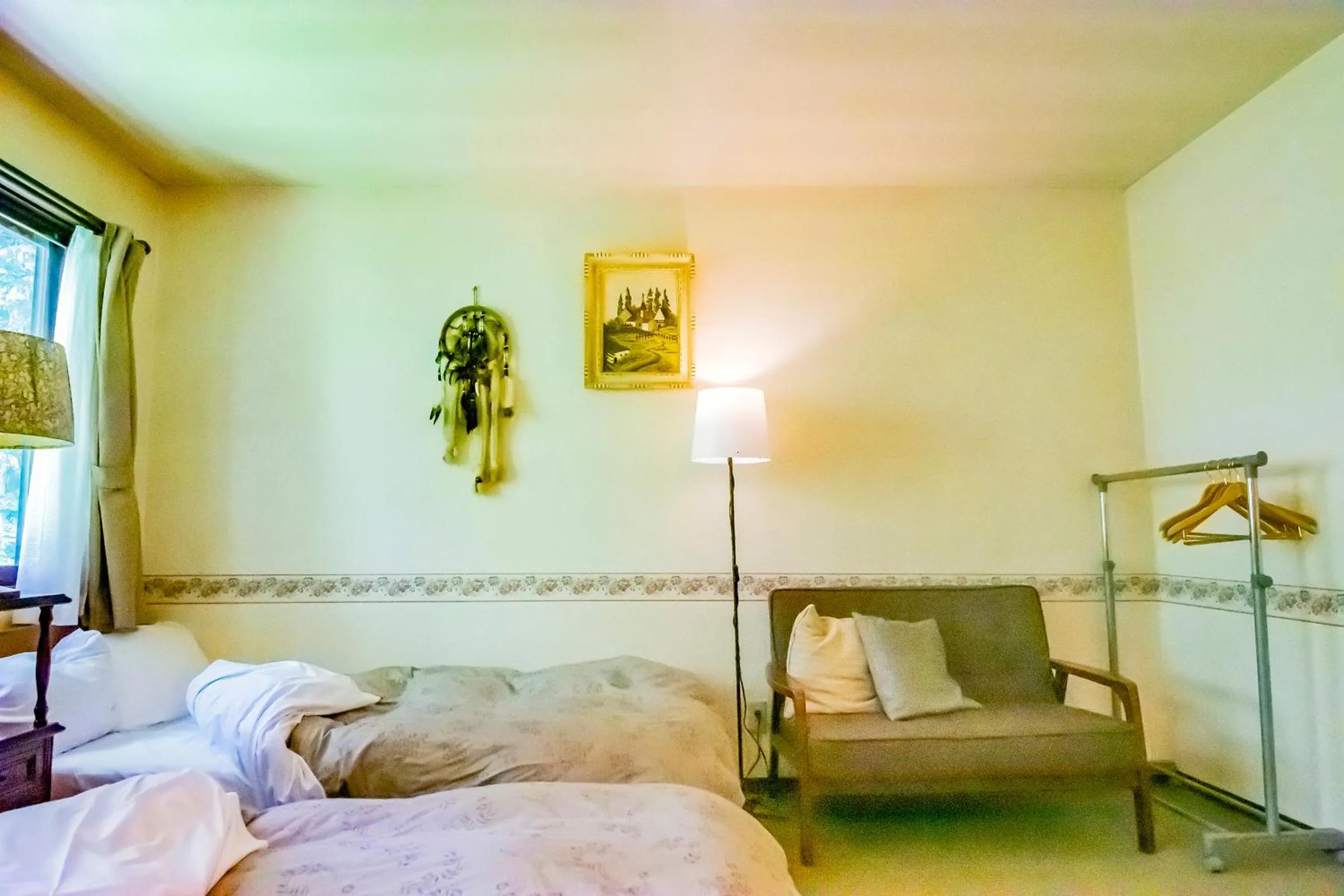 Photo of the whole room, Bed in Garden Pension Obergurgl