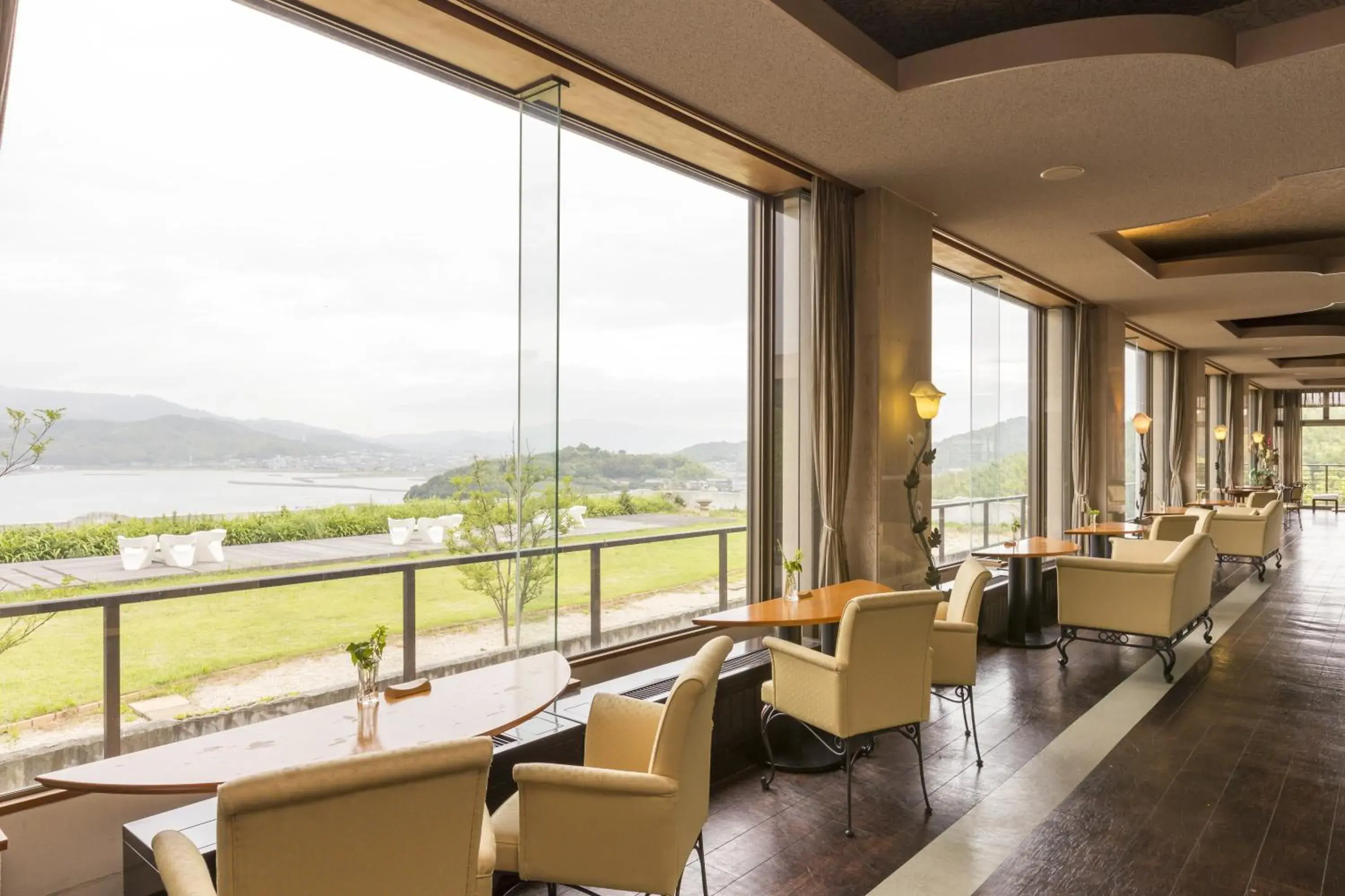 Lobby or reception in Wano Resort Hazu Lobby or reception in Wano Resort Hazu