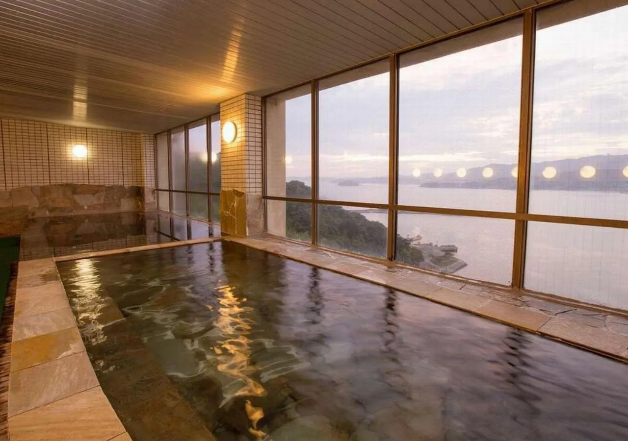 Hot Spring Bath in Wano Resort Hazu