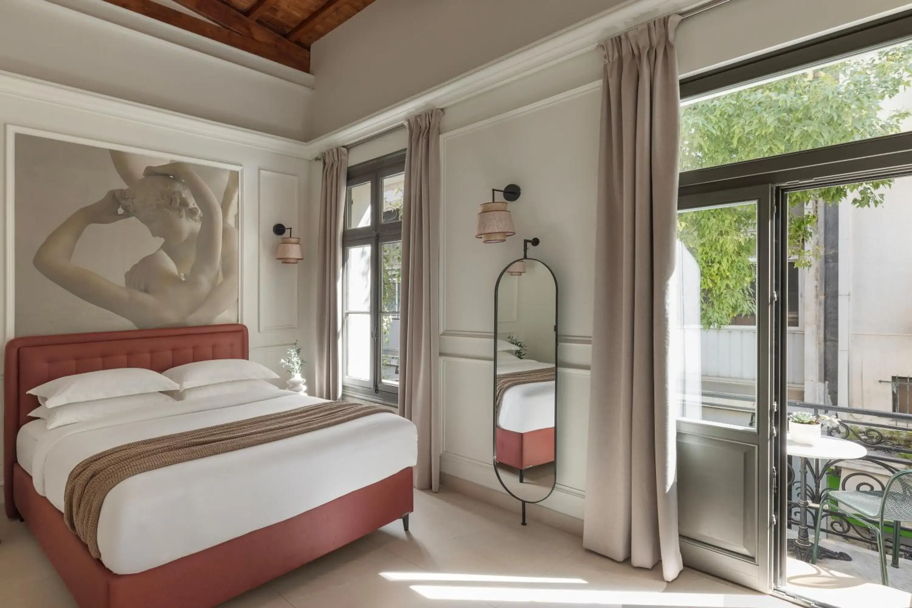 King Room with Balcony in Airy Athens Suites King Room with Balcony in Airy Athens Suites