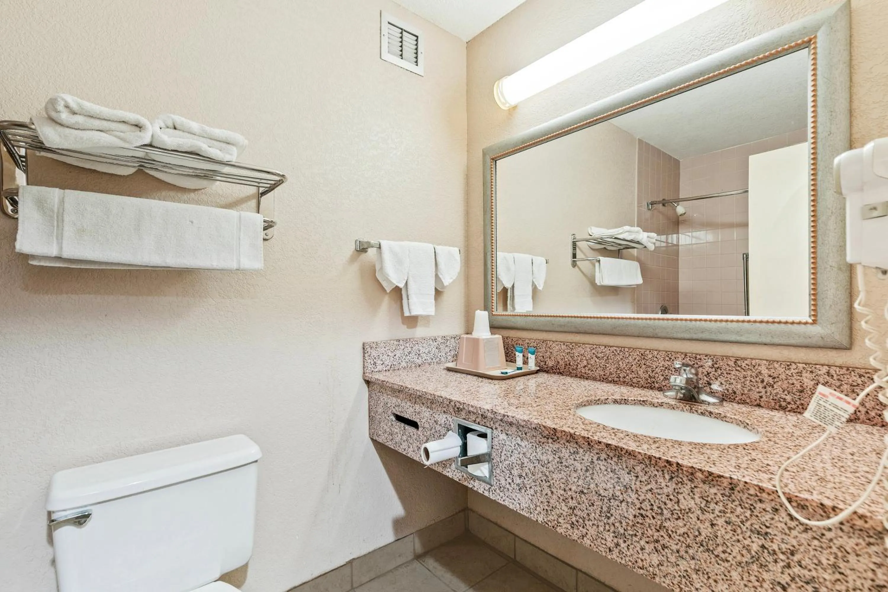 Bathroom in Moonlight Inn Hotel O Hattiesburg, MS