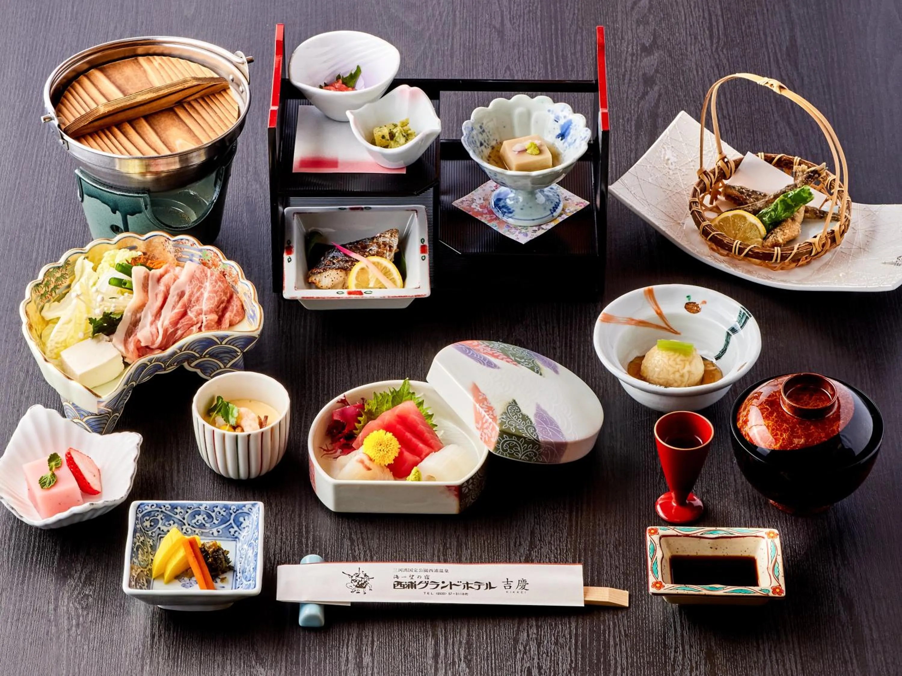 Food in Nishiura Grand Hotel Kikkei