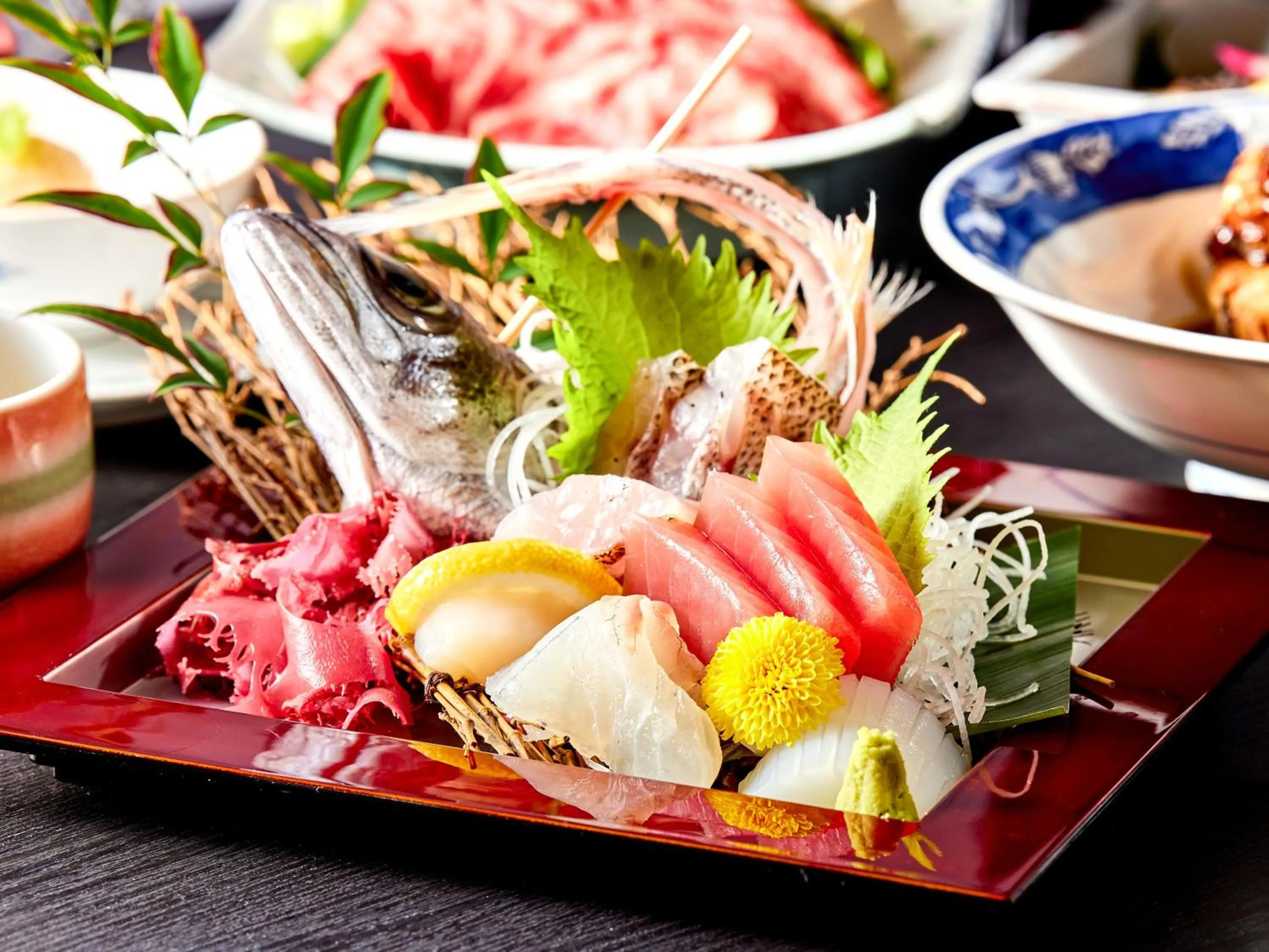 Food in Nishiura Grand Hotel Kikkei