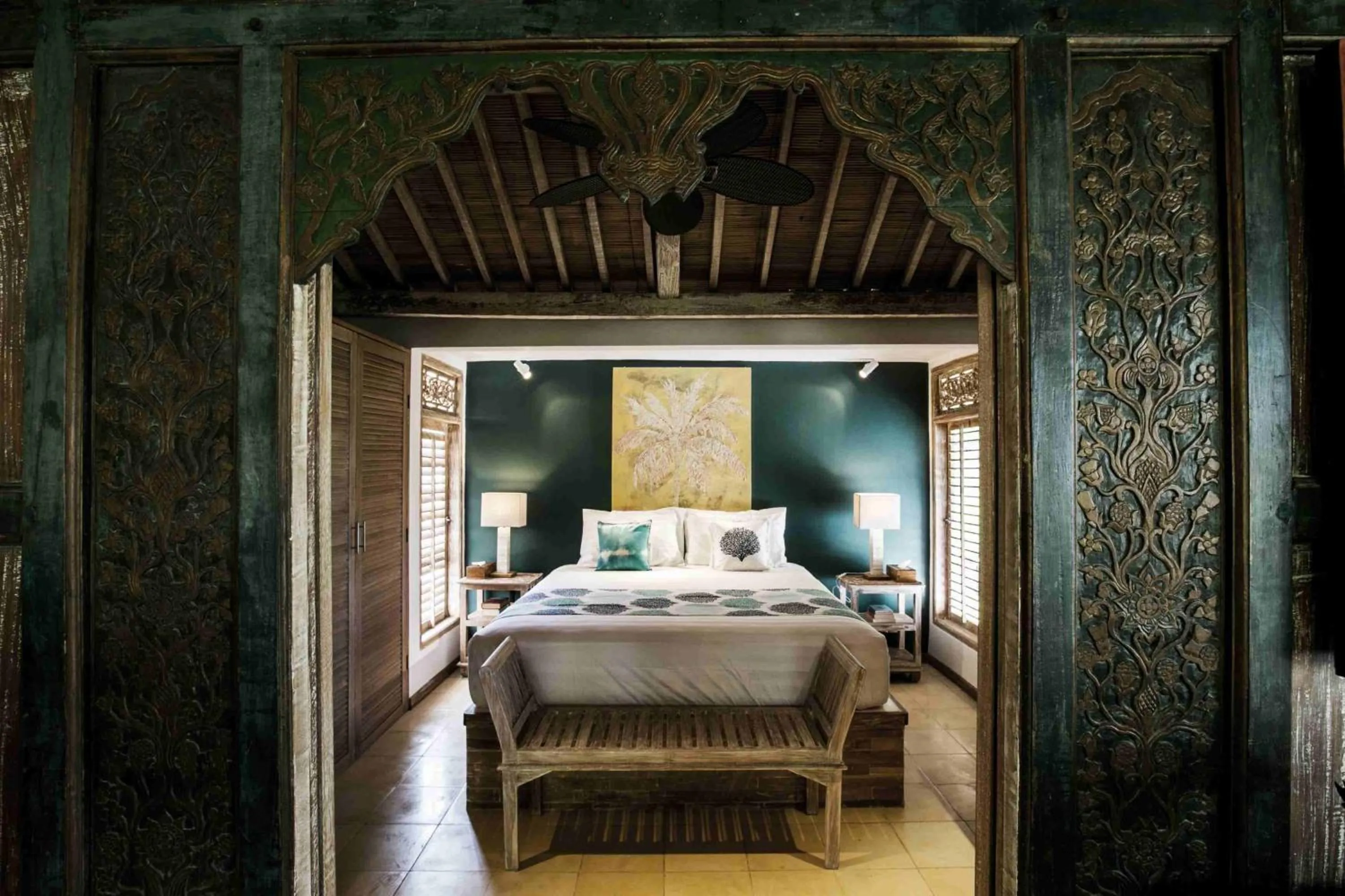 Bed in CASA MIMBA - Seaview Private Pool Villa Padangbai