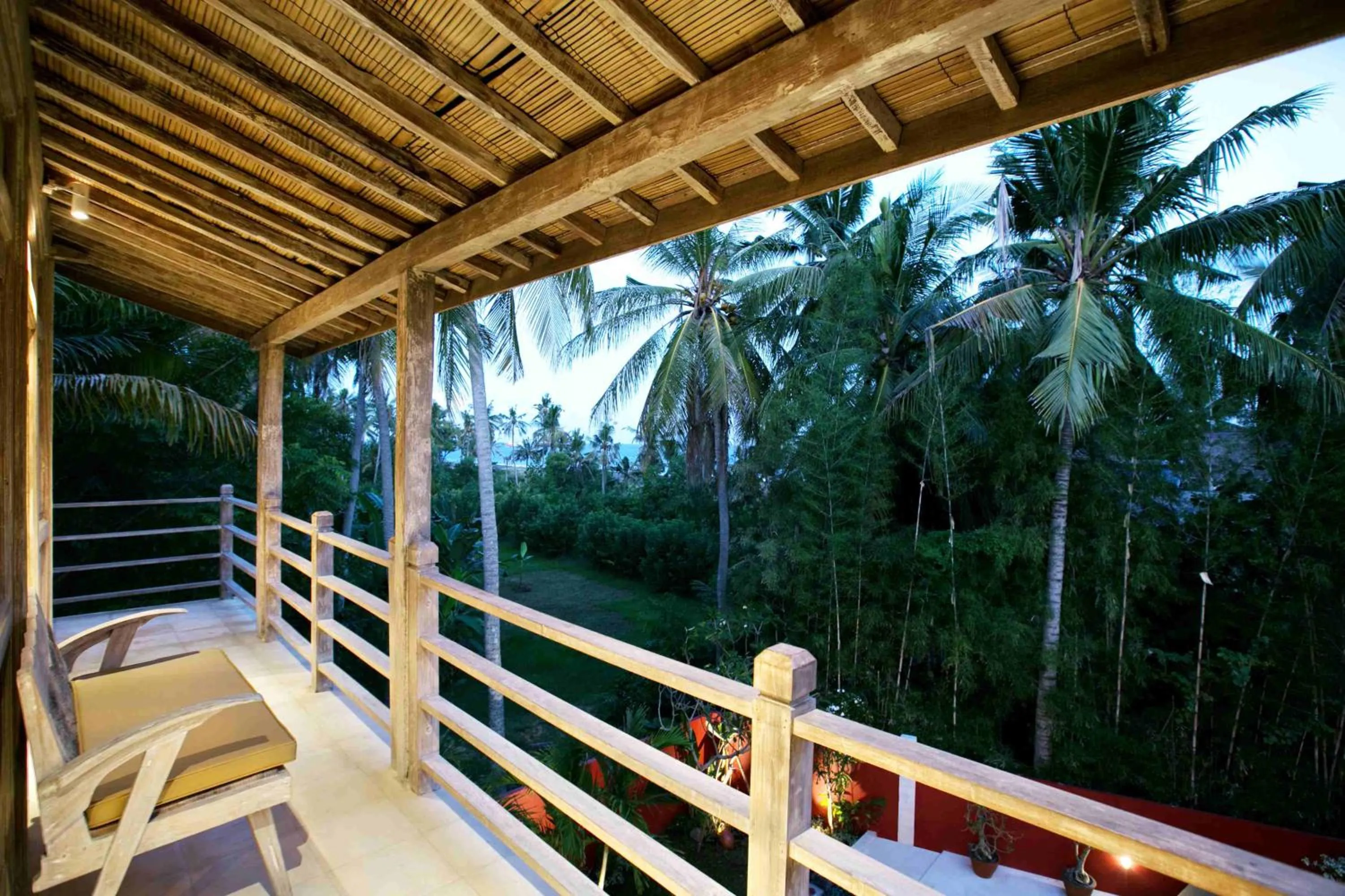Balcony/Terrace in CASA MIMBA - Seaview Private Pool Villa Padangbai