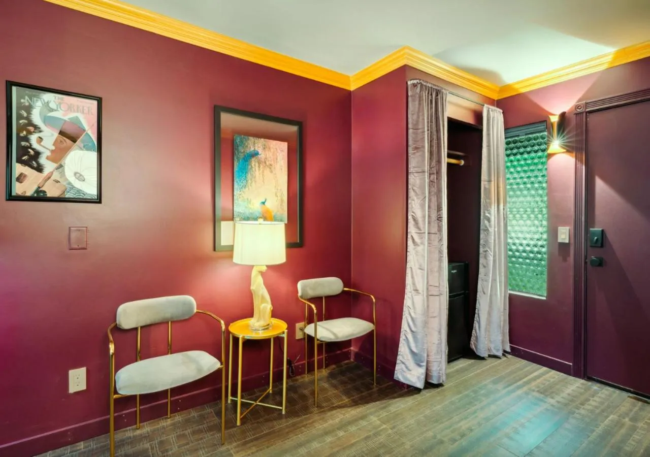 Seating area in The Fainting Couch Boutique Hotel