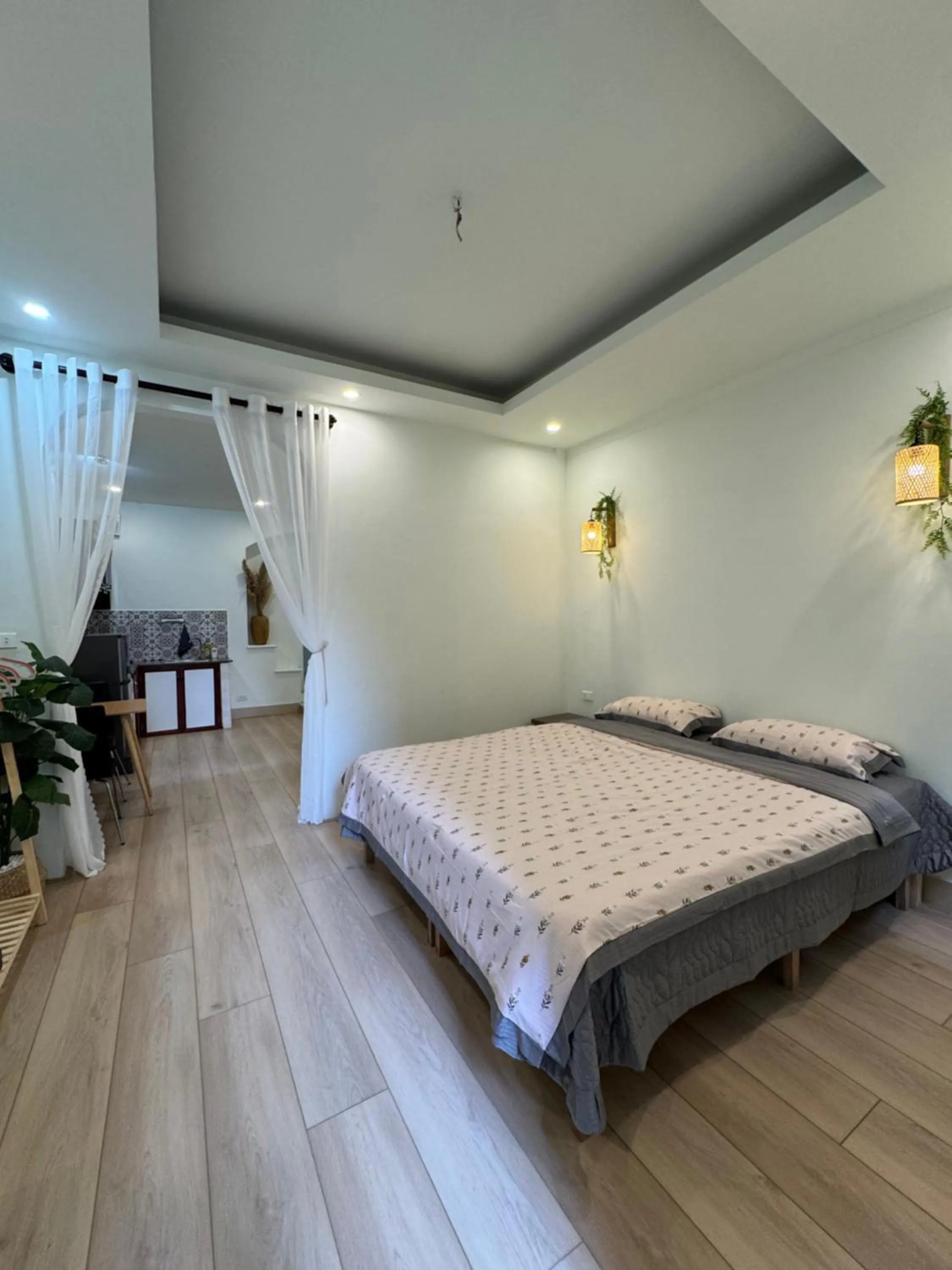 Bed in Shii Apartment