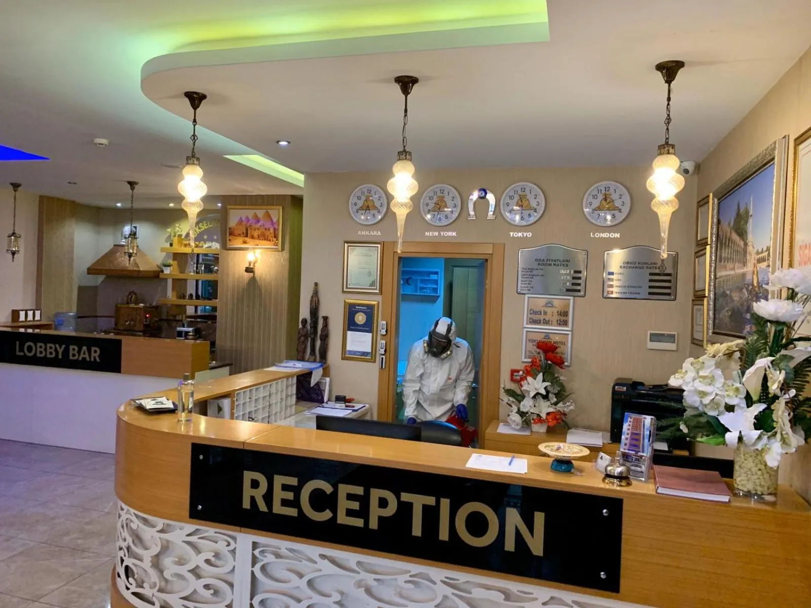 Lobby or reception in Adana Yukselhan Hotel
