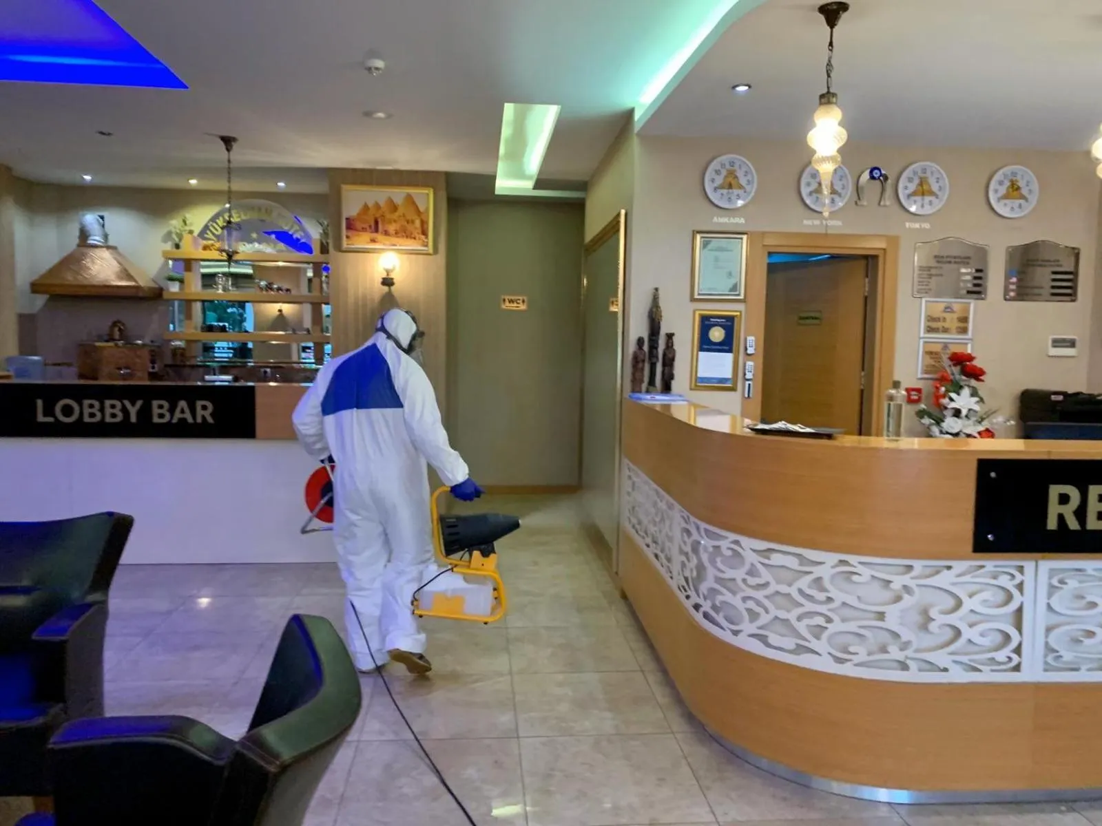 Lobby or reception in Adana Yukselhan Hotel