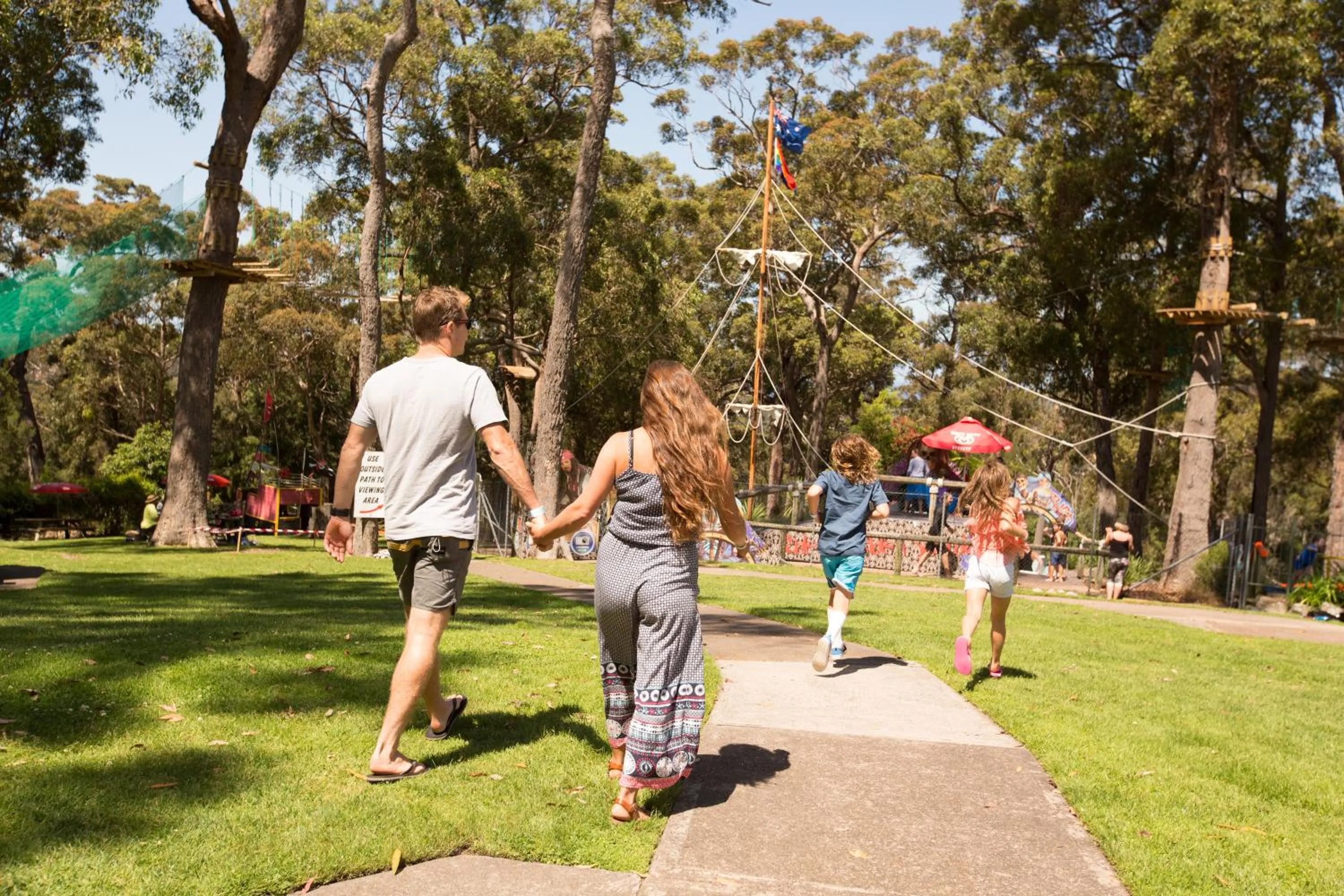 Children play ground in NRMA Merimbula Beach Holiday Resort
