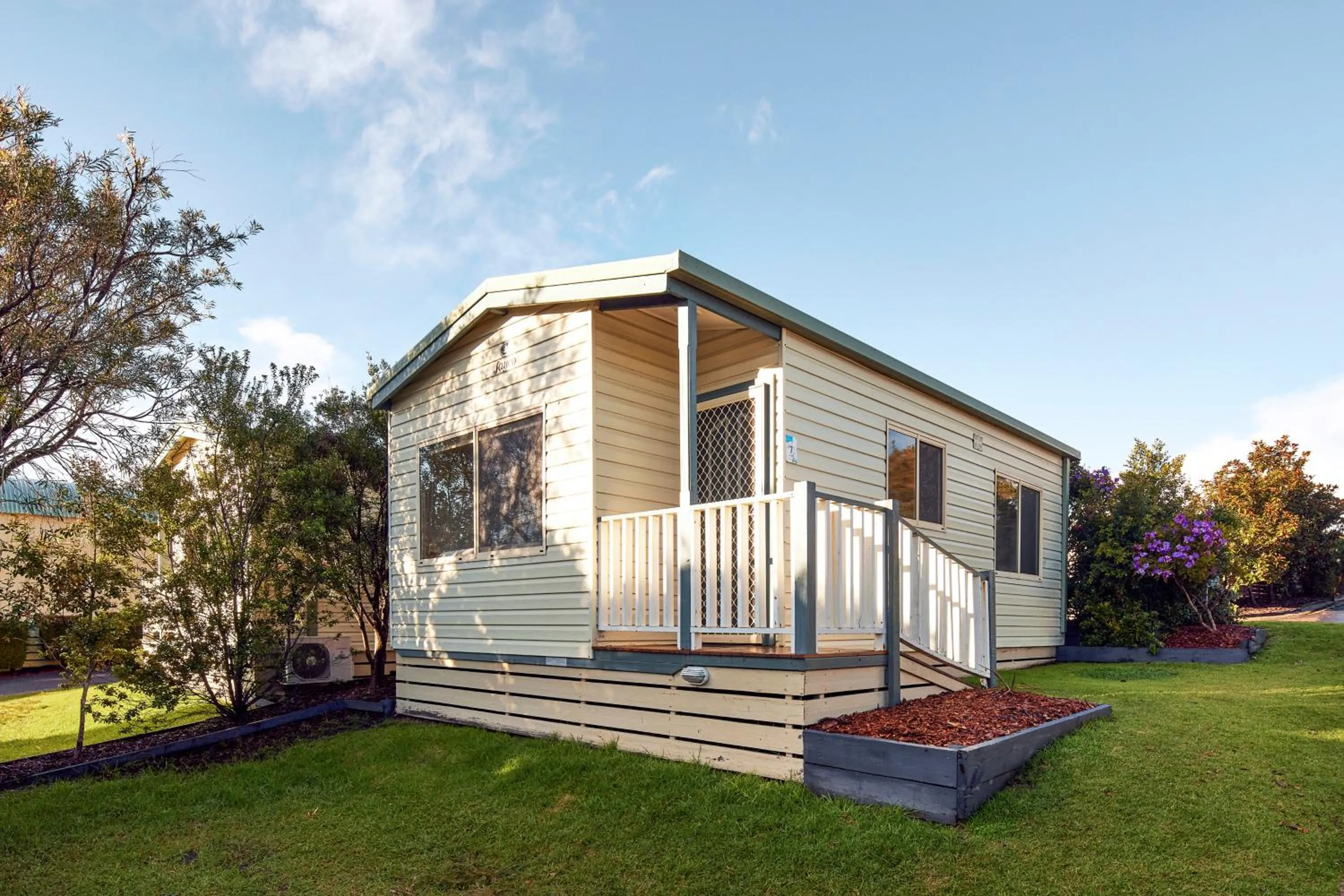 Garden view in NRMA Merimbula Beach Holiday Resort