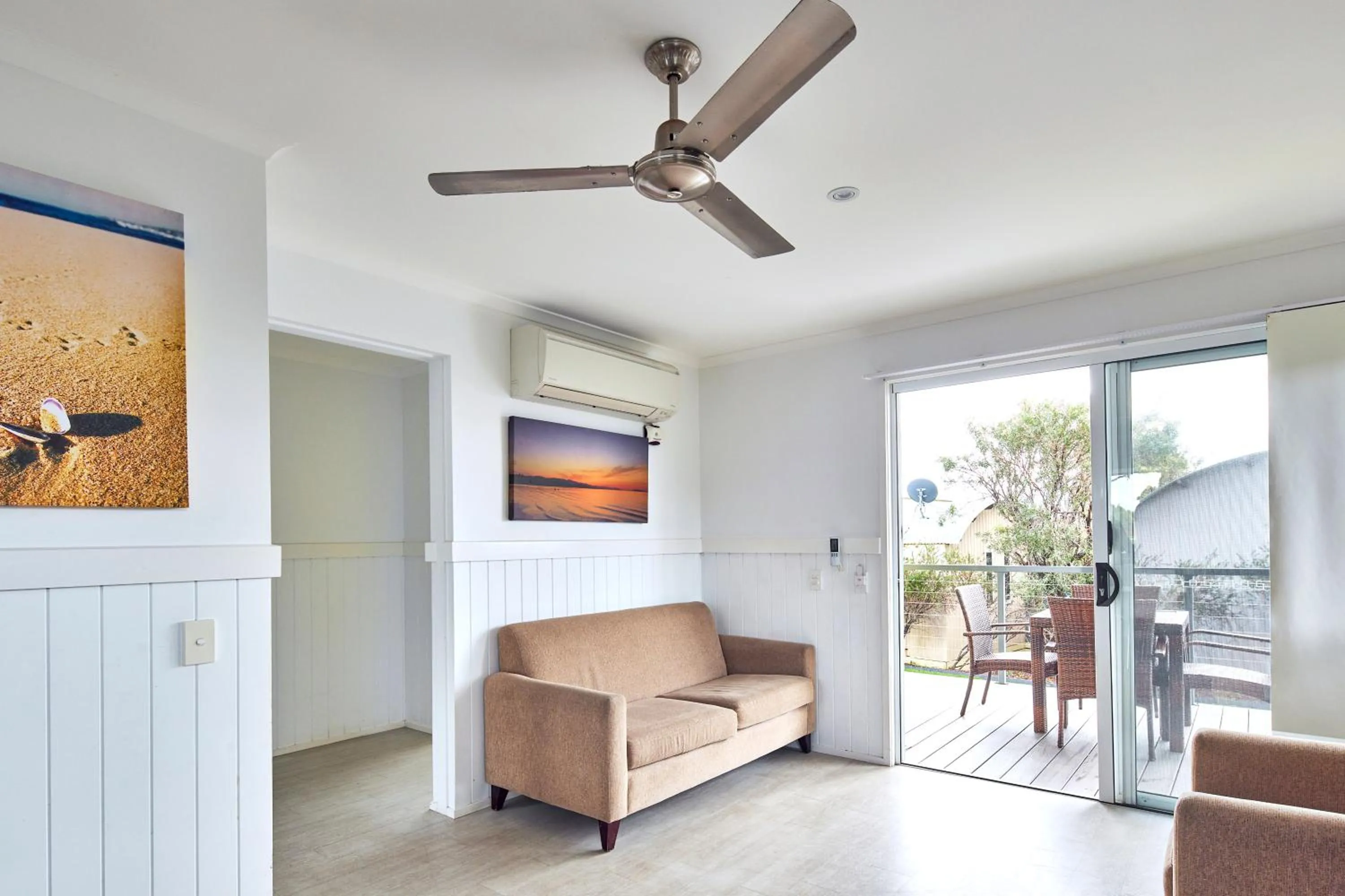 Living room in NRMA Merimbula Beach Holiday Resort