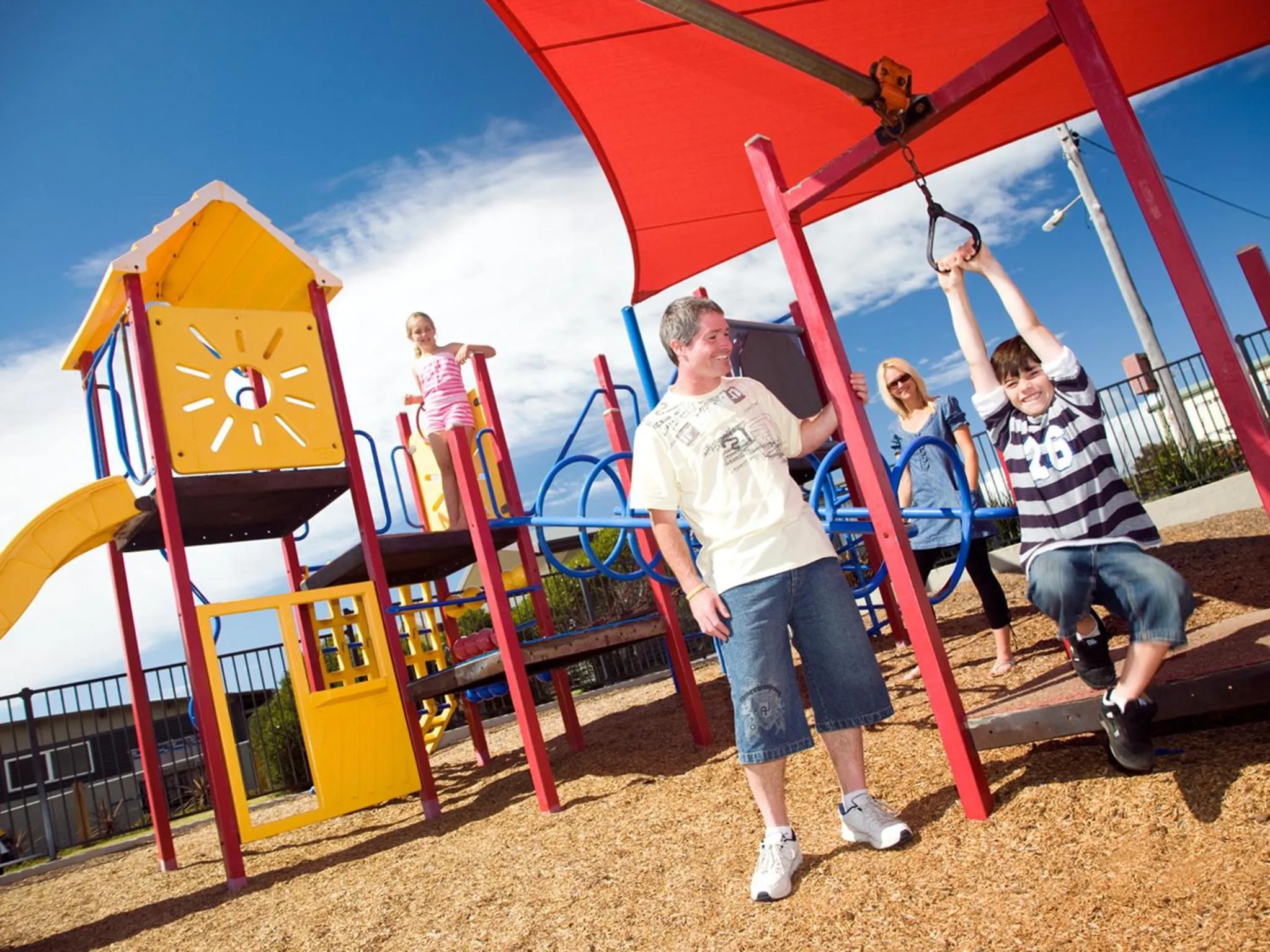 Children play ground in NRMA Merimbula Beach Holiday Resort