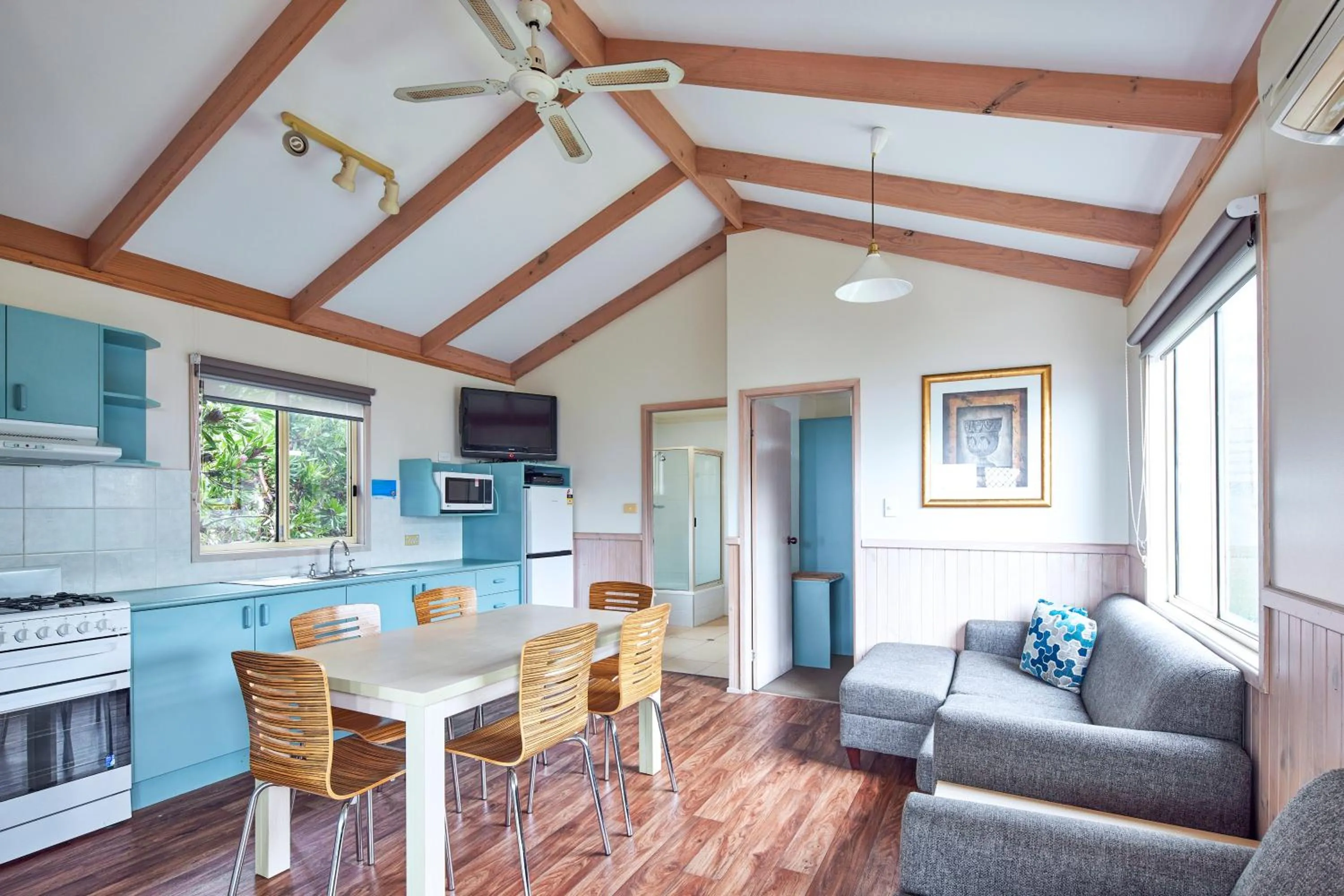 Kitchen or kitchenette in NRMA Merimbula Beach Holiday Resort