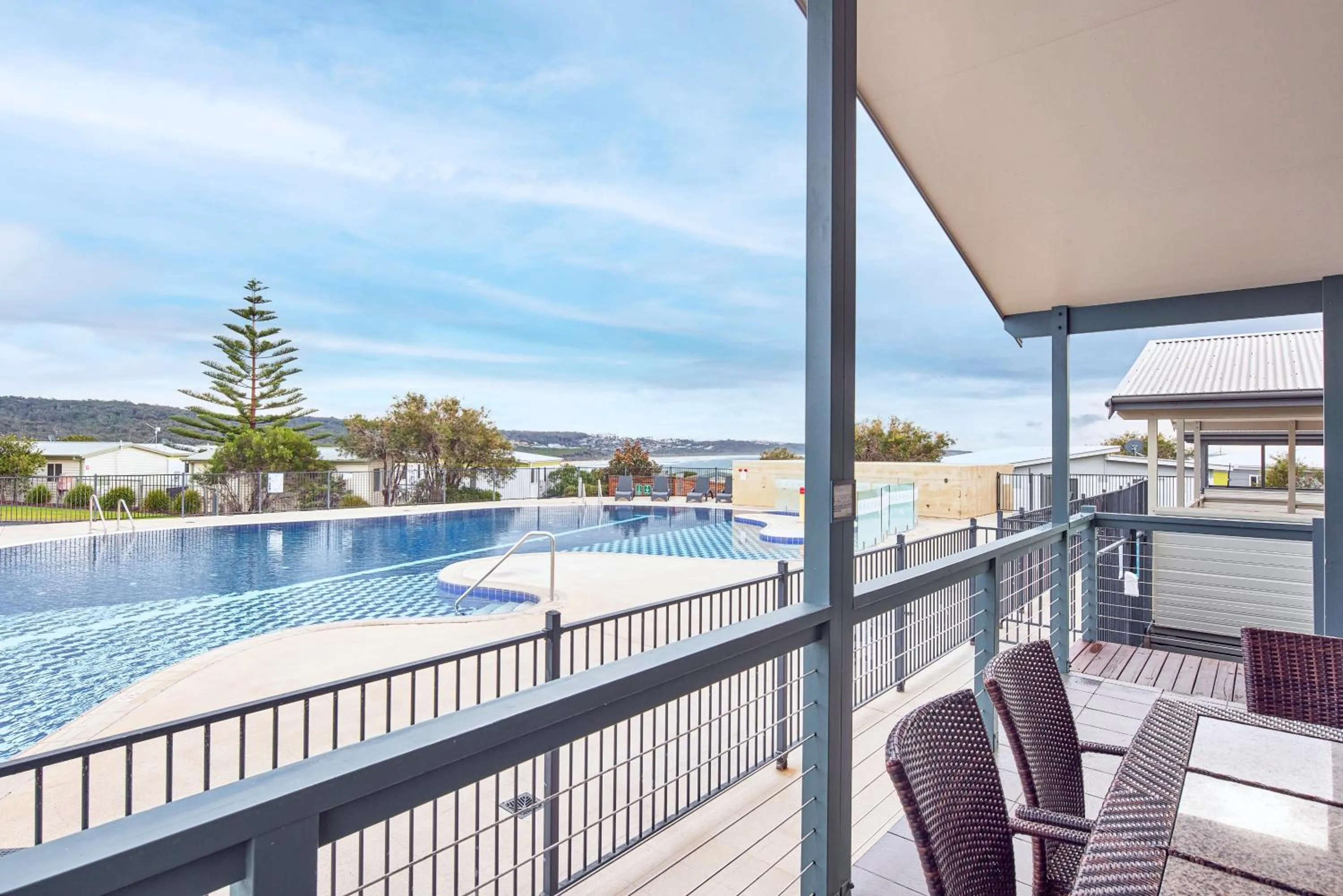 Swimming pool in NRMA Merimbula Beach Holiday Resort