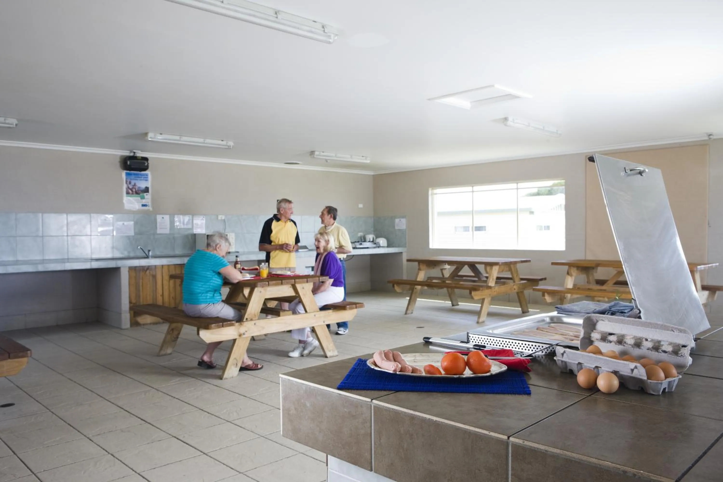 Communal lounge/ TV room in NRMA Merimbula Beach Holiday Resort