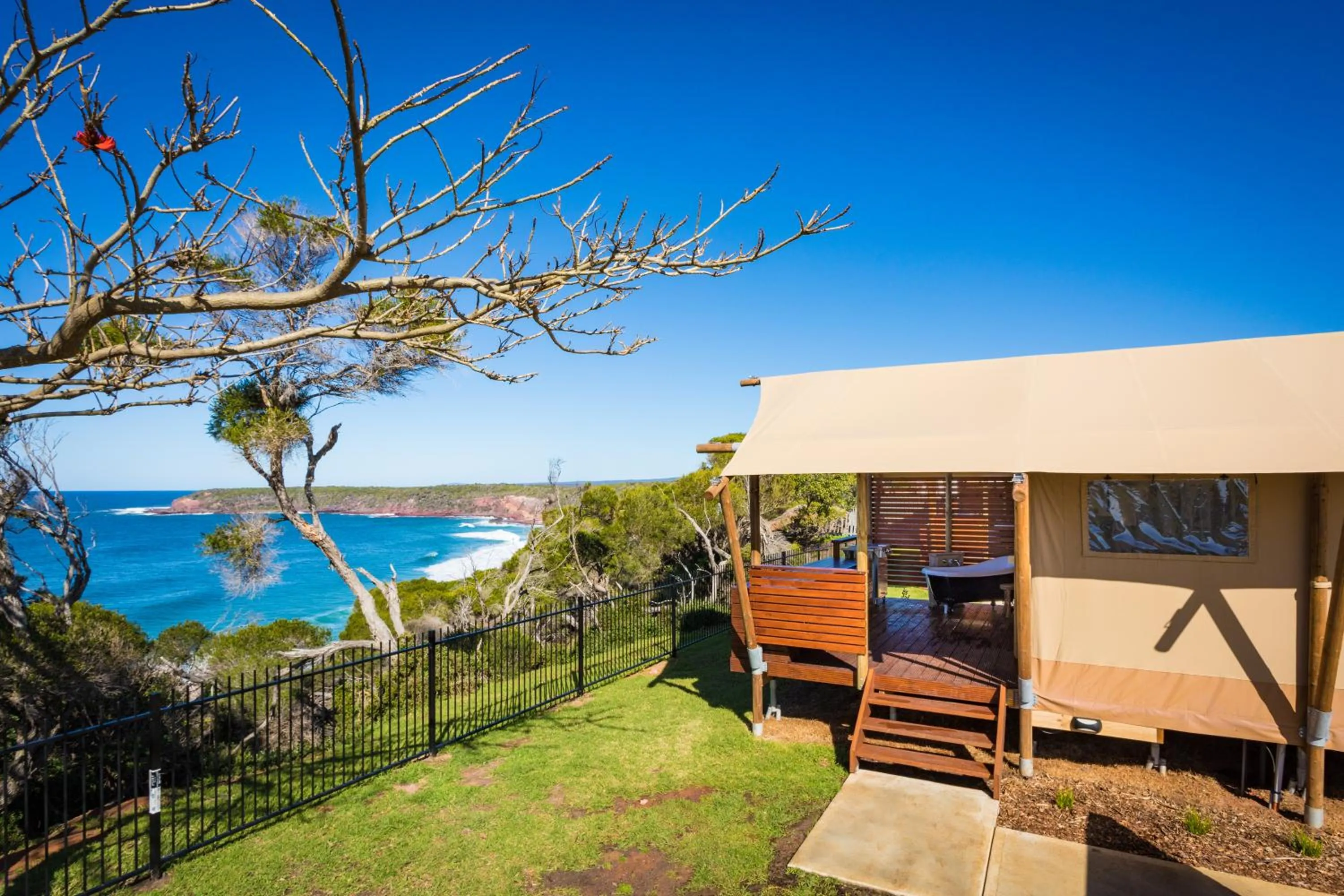 Garden view in NRMA Merimbula Beach Holiday Resort