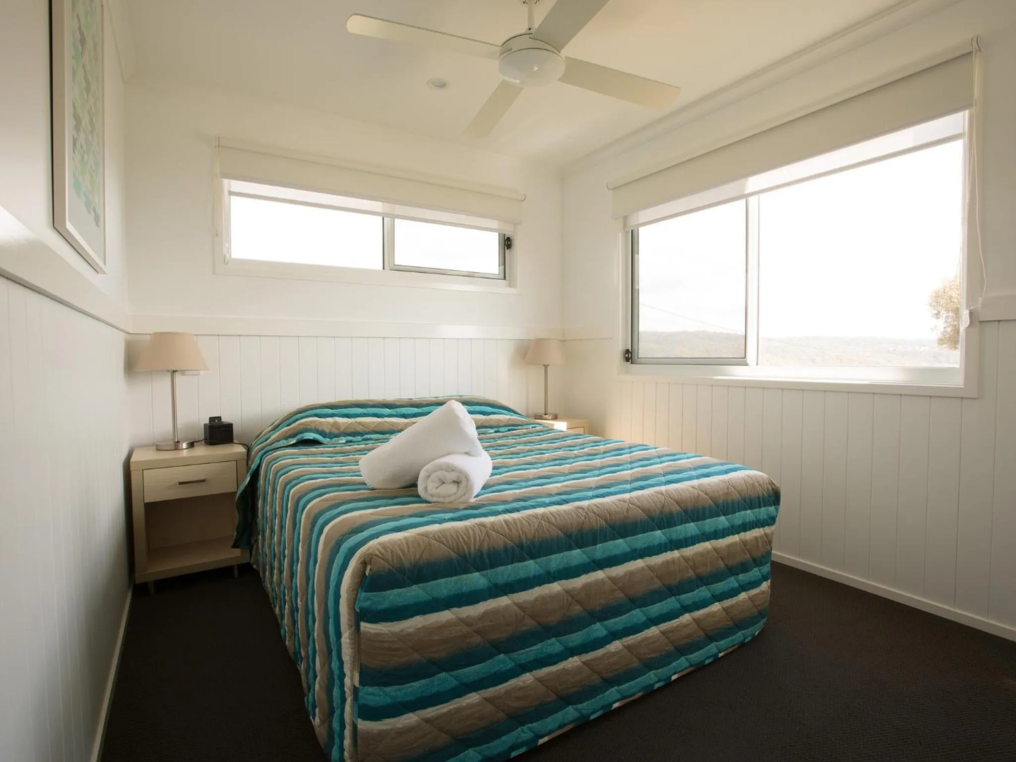 Bed in NRMA Merimbula Beach Holiday Resort