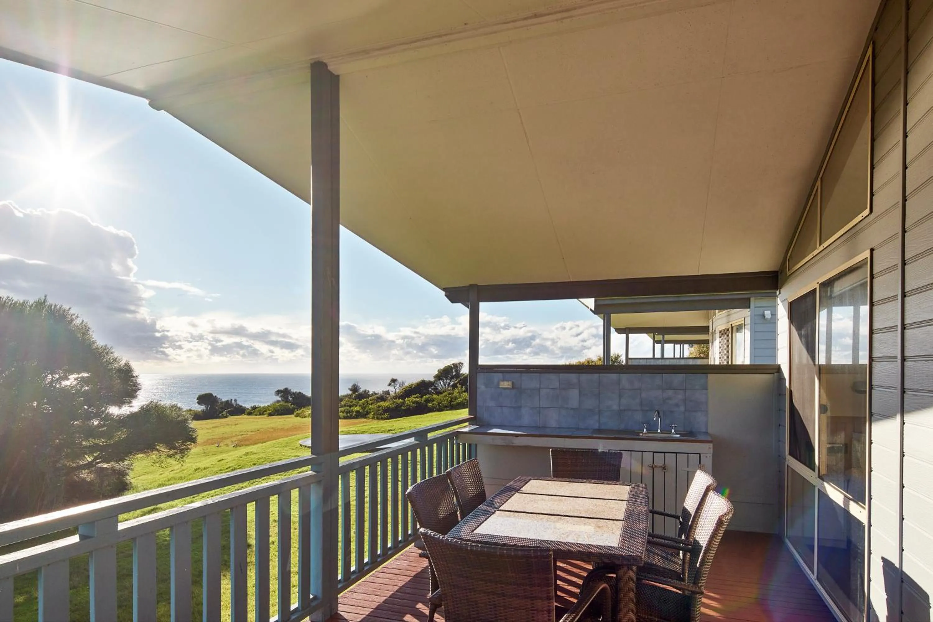 Patio in NRMA Merimbula Beach Holiday Resort