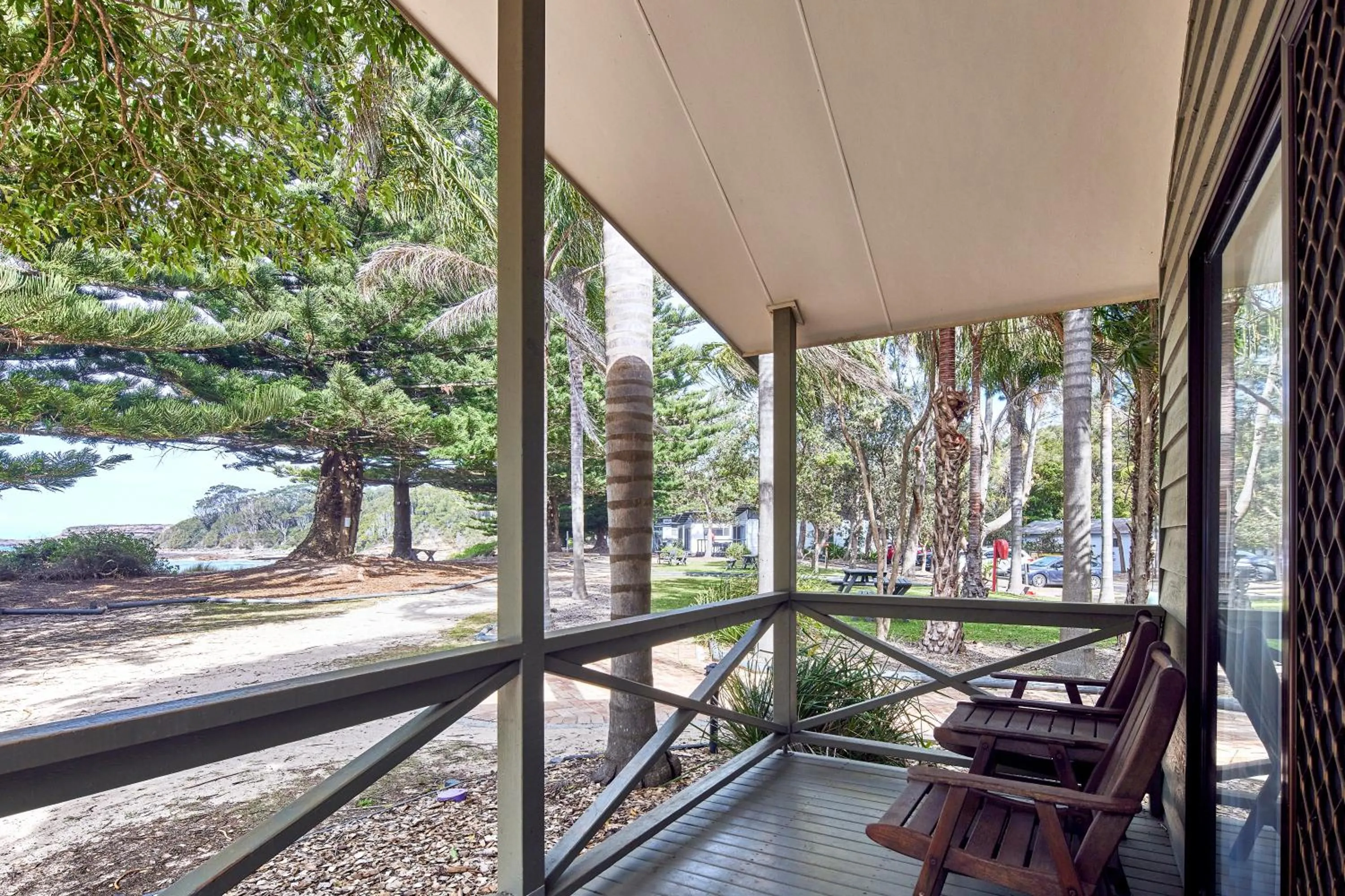 Patio in NRMA Murramarang Beachfront Holiday Resort