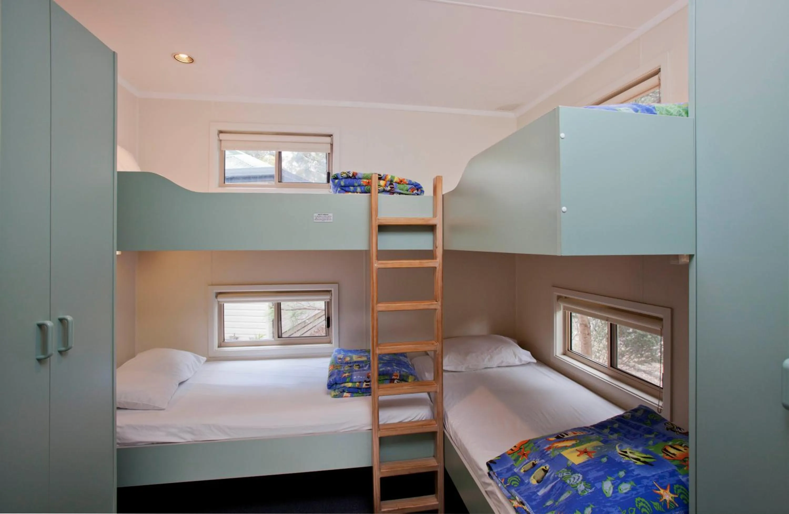 Bed in NRMA Ocean Beach Holiday Resort