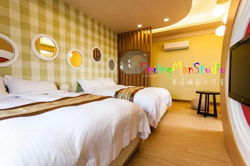Quadruple Room in Zhuyuan Ju B&B Quadruple Room in Zhuyuan Ju B&B