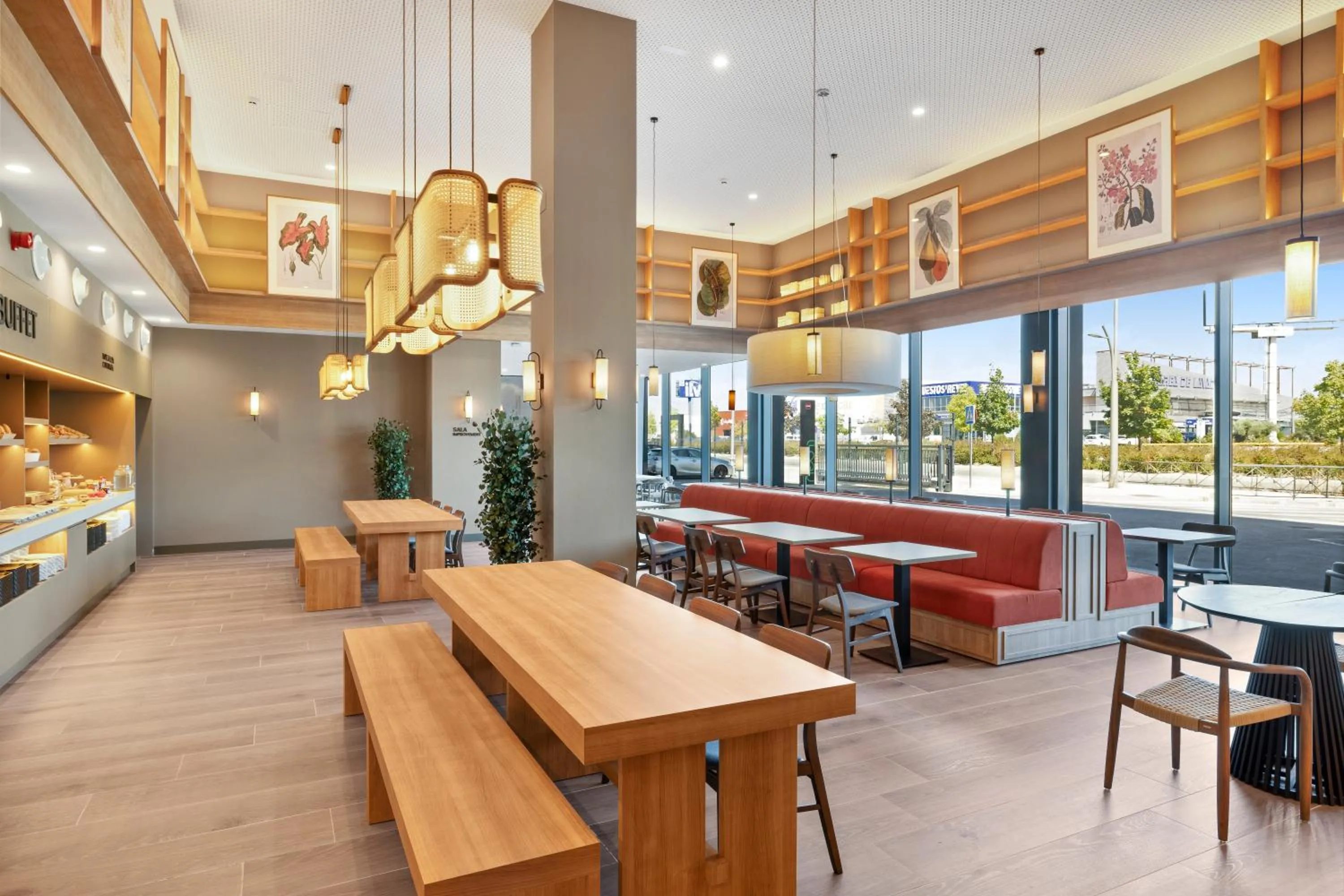 Seating area in B&B HOTEL Madrid Fuenlabrada Retail Park