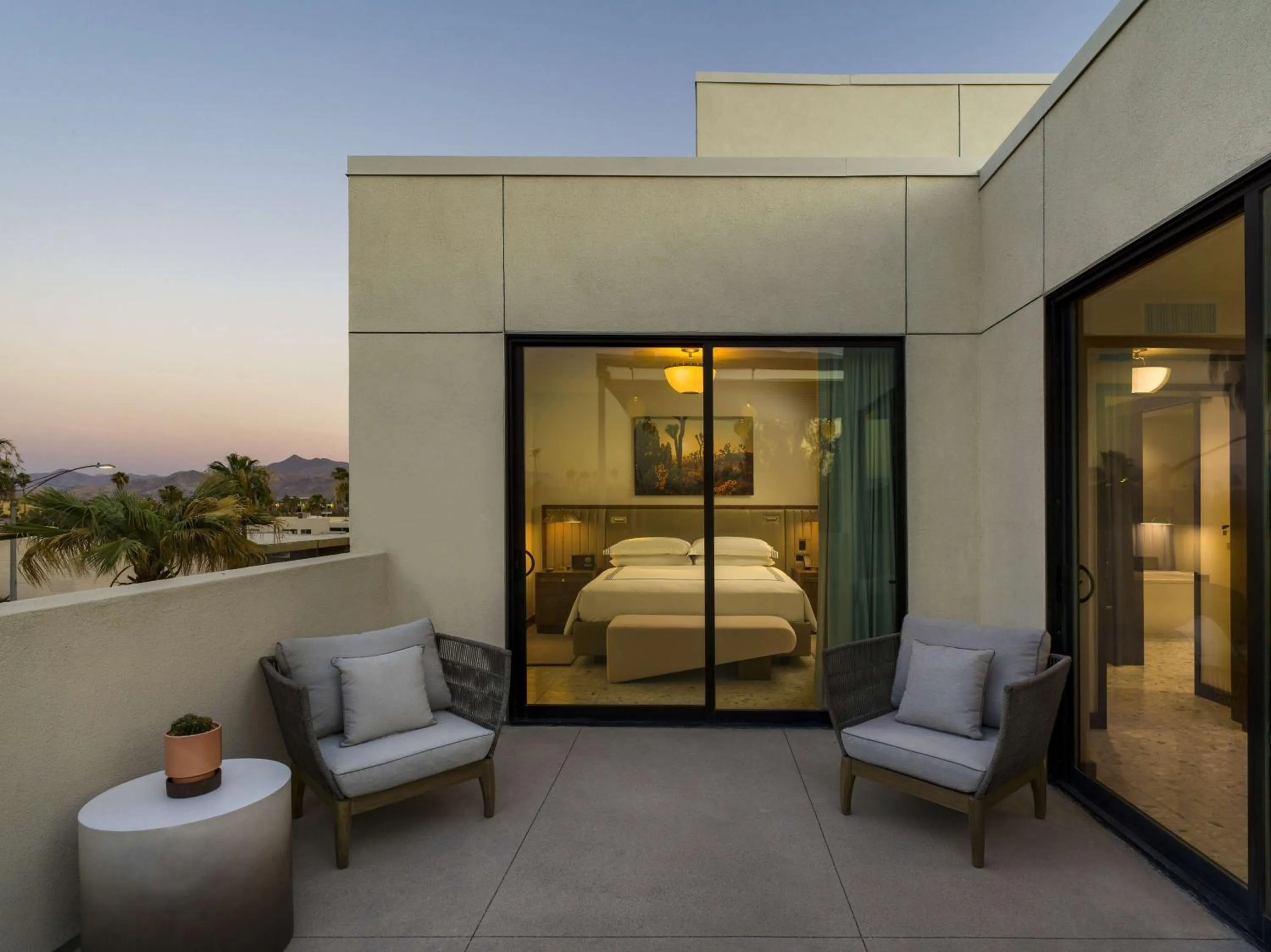 Photo of the whole room, Bed in Thompson Palm Springs, By Hyatt