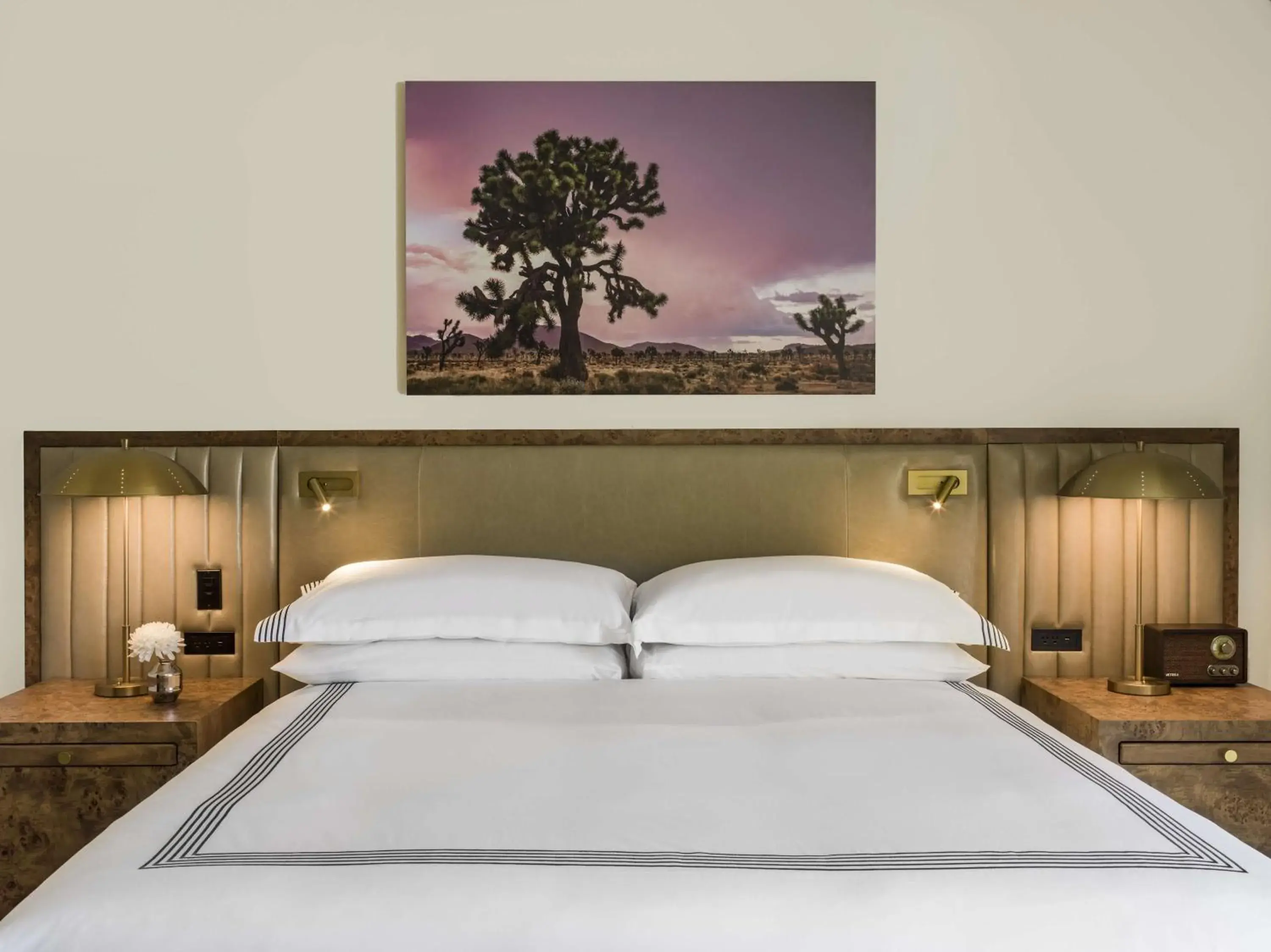 Bedroom, Bed in Thompson Palm Springs, By Hyatt Bedroom, Bed in Thompson Palm Springs, By Hyatt