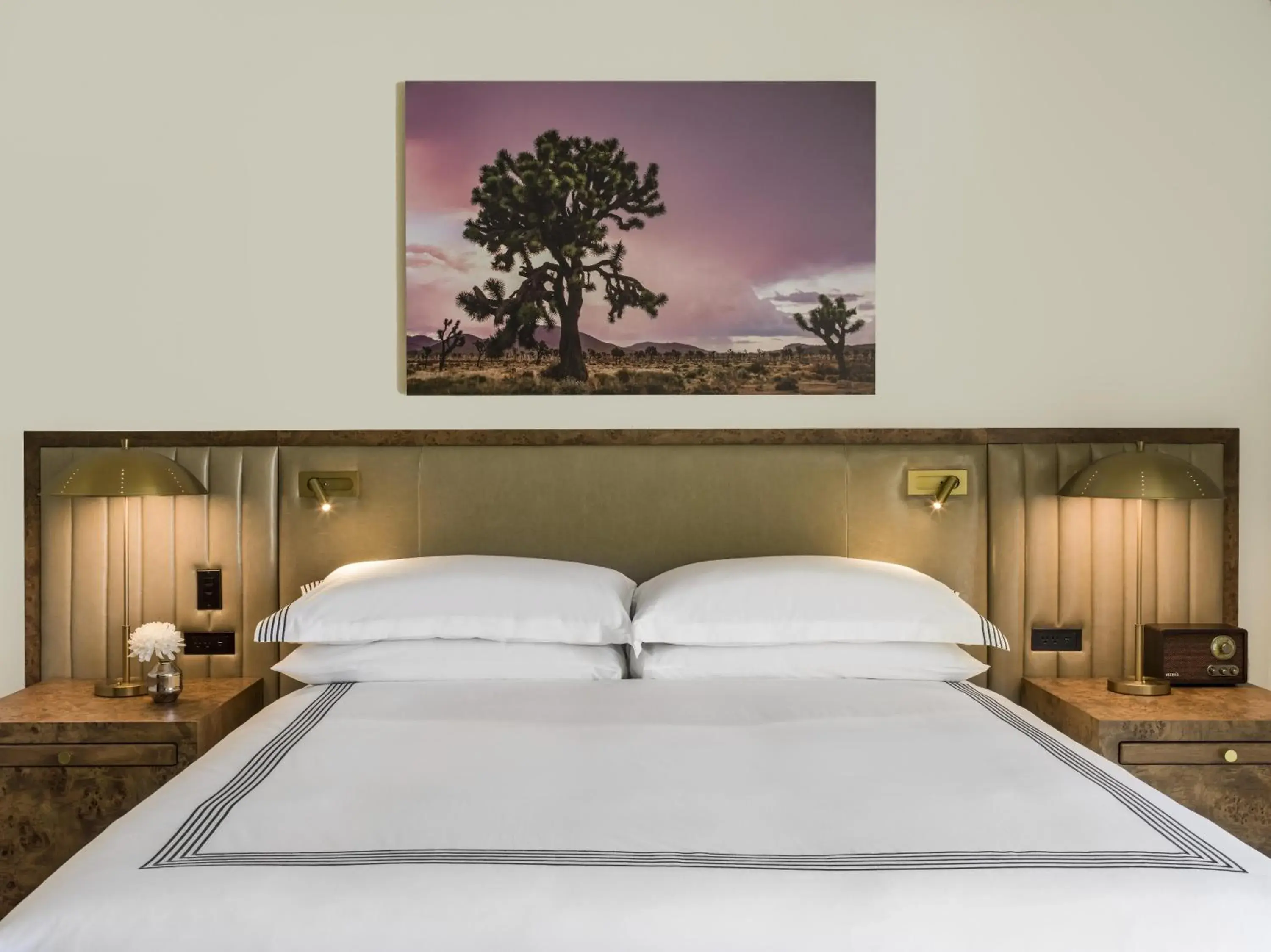 Bedroom, Bed in Thompson Palm Springs, By Hyatt Bedroom, Bed in Thompson Palm Springs, By Hyatt