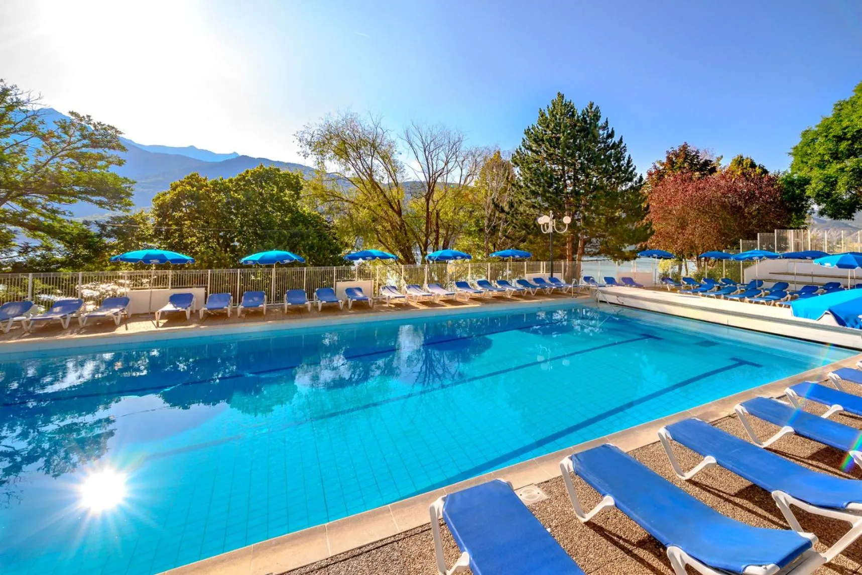 Pool view in Village Club Les Hyvans