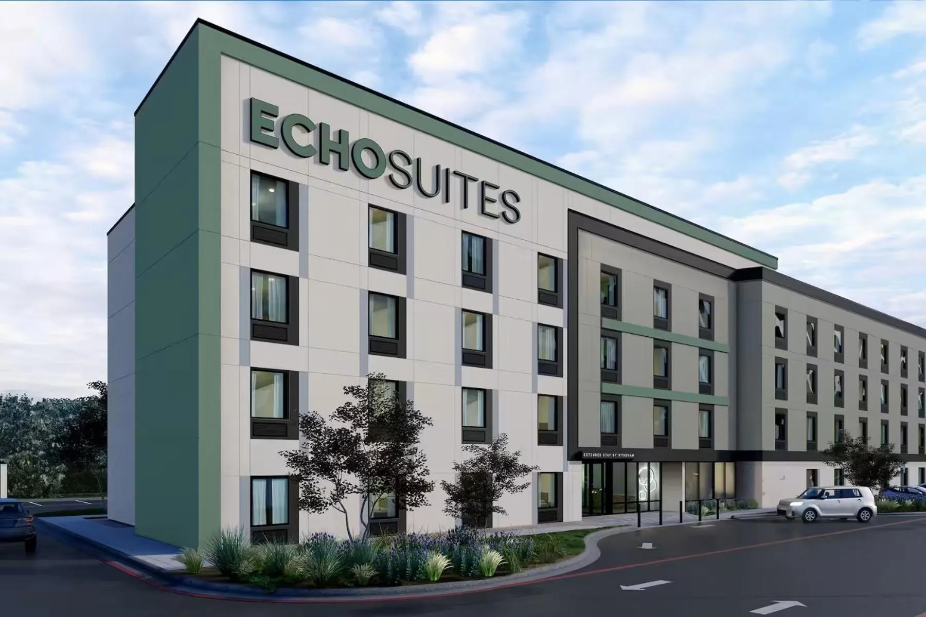 Property building in ECHO Suites Extended Stay by Wyndham Dallas Plano - Frisco