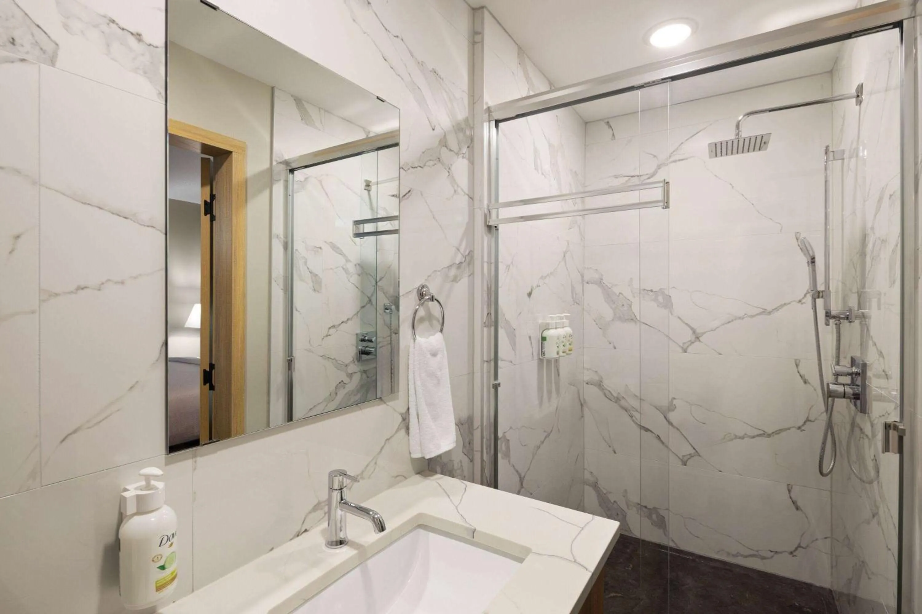 Bathroom in Baymont by Wyndham West Edmonton