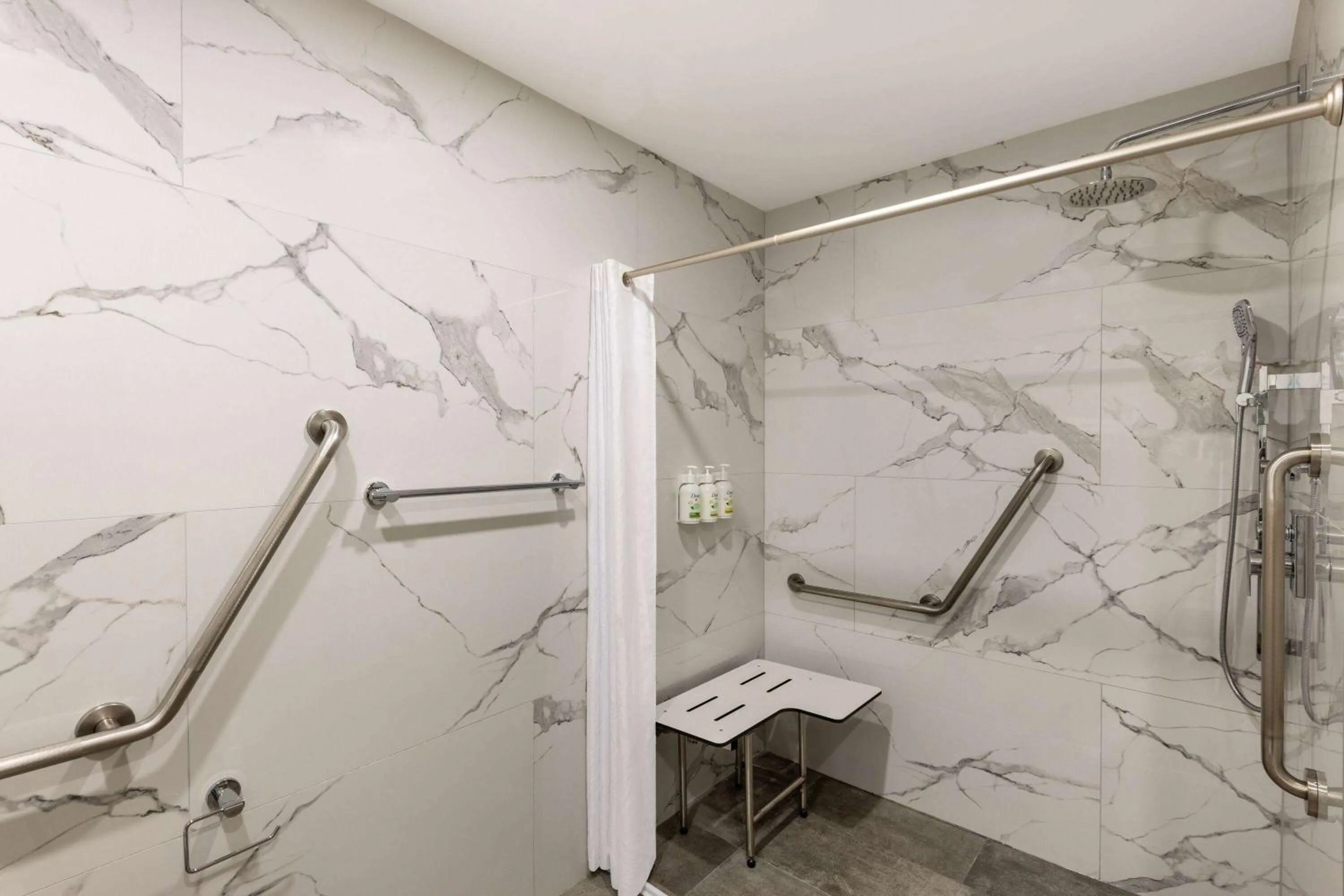 Shower in Baymont by Wyndham West Edmonton